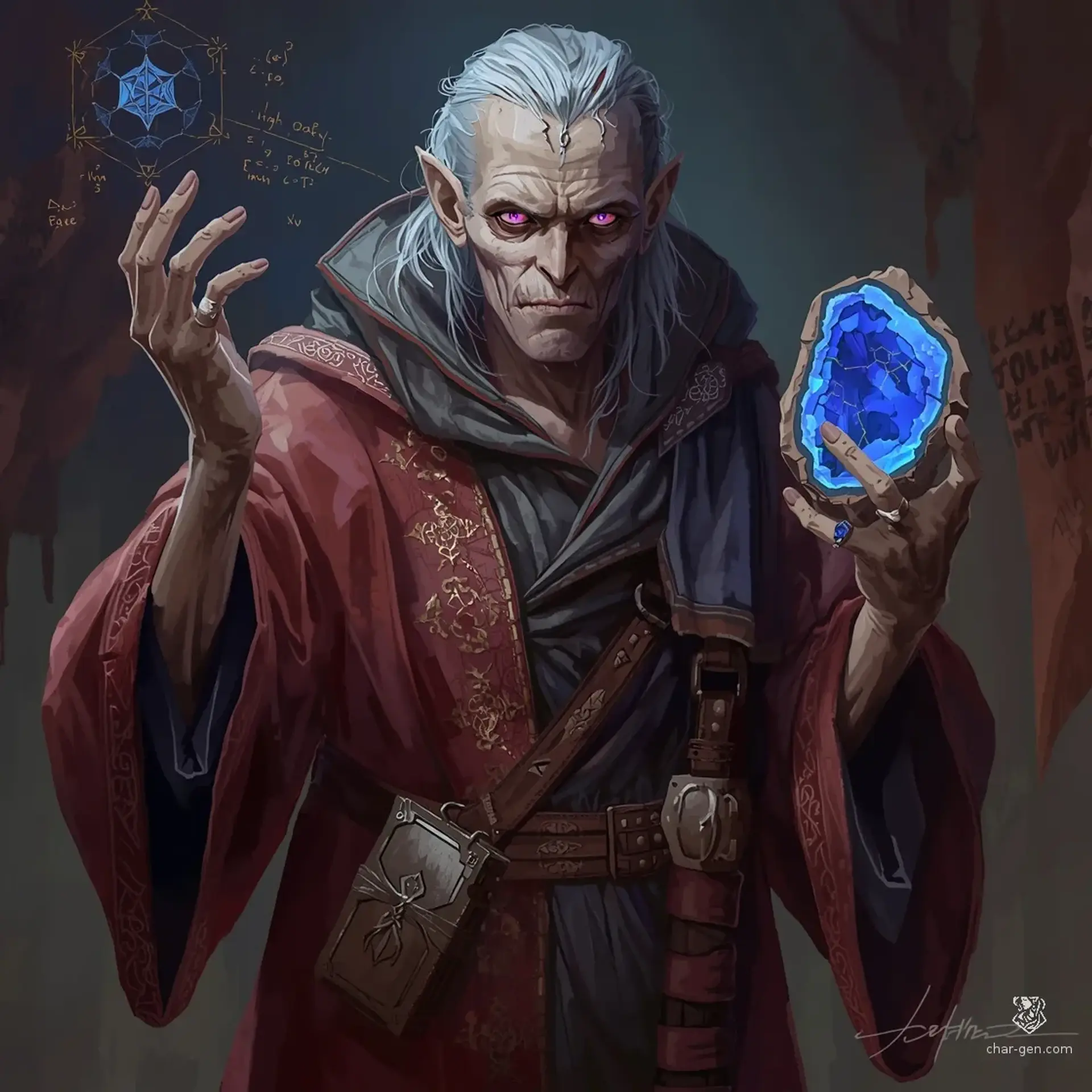 Valerius Thorne-Aethelred - AI-generated fantasy Character