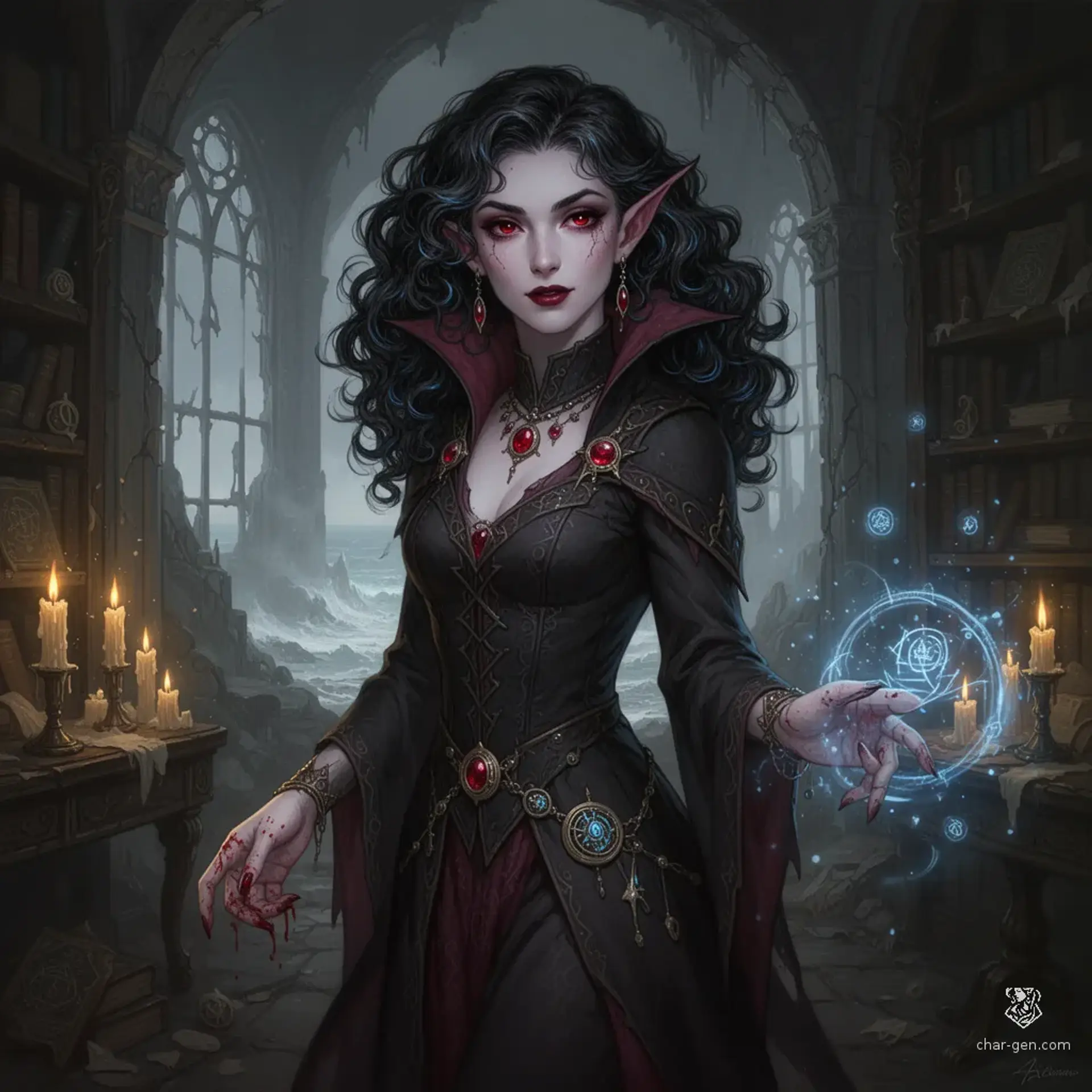 Seryth Valenque - AI-generated fantasy NPC