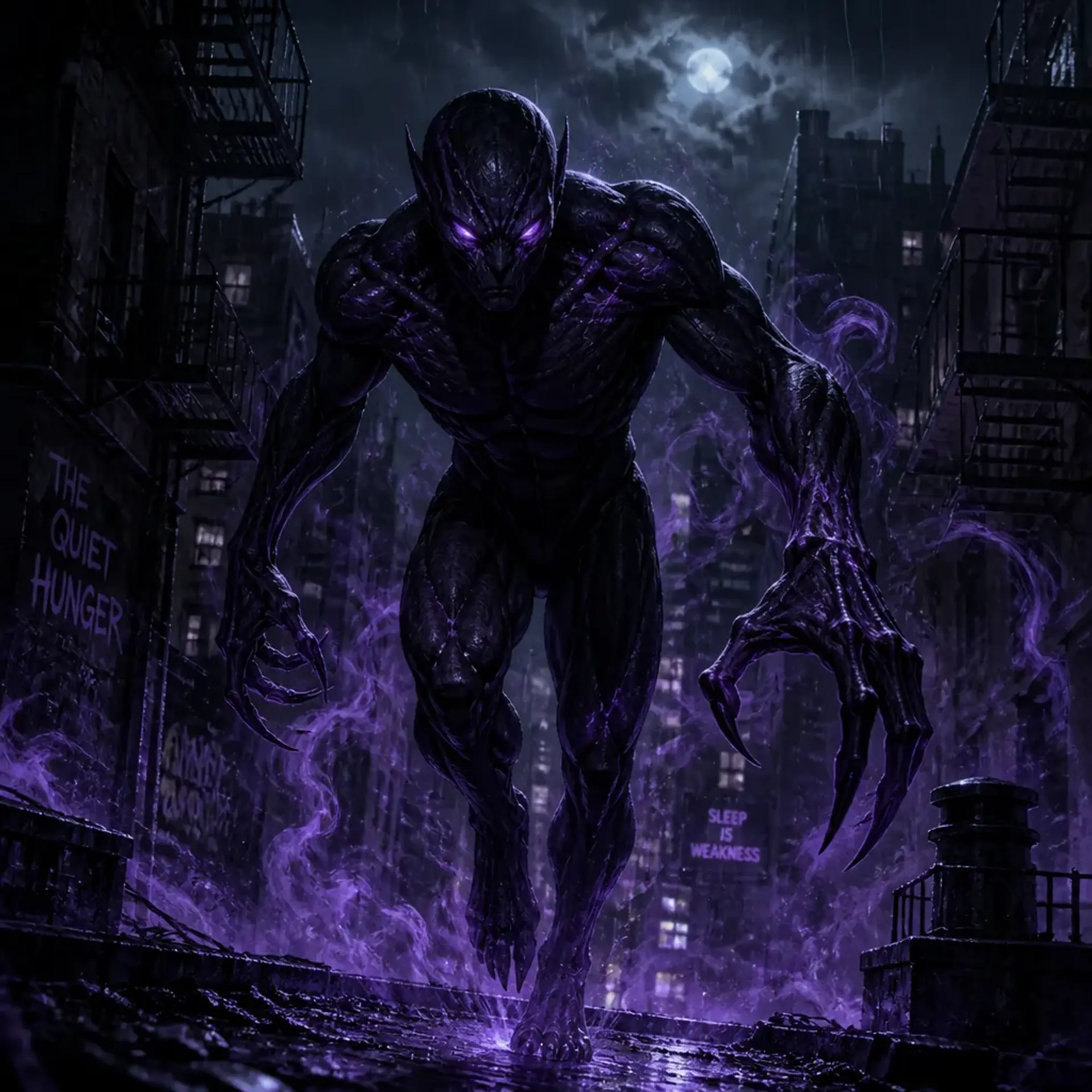 Voidclaw Stalker - AI-generated fantasy Monster