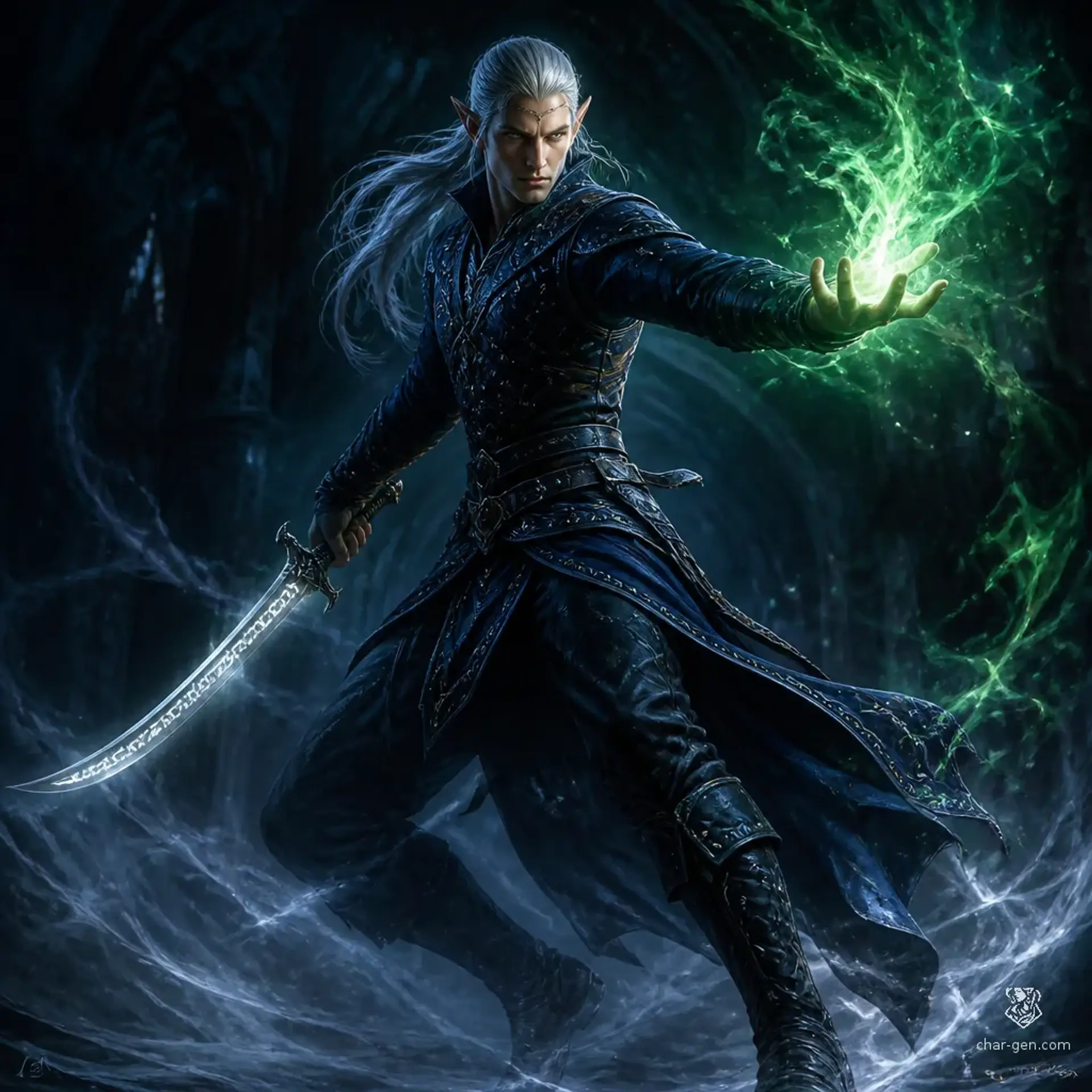 Severin - AI-generated fantasy Character