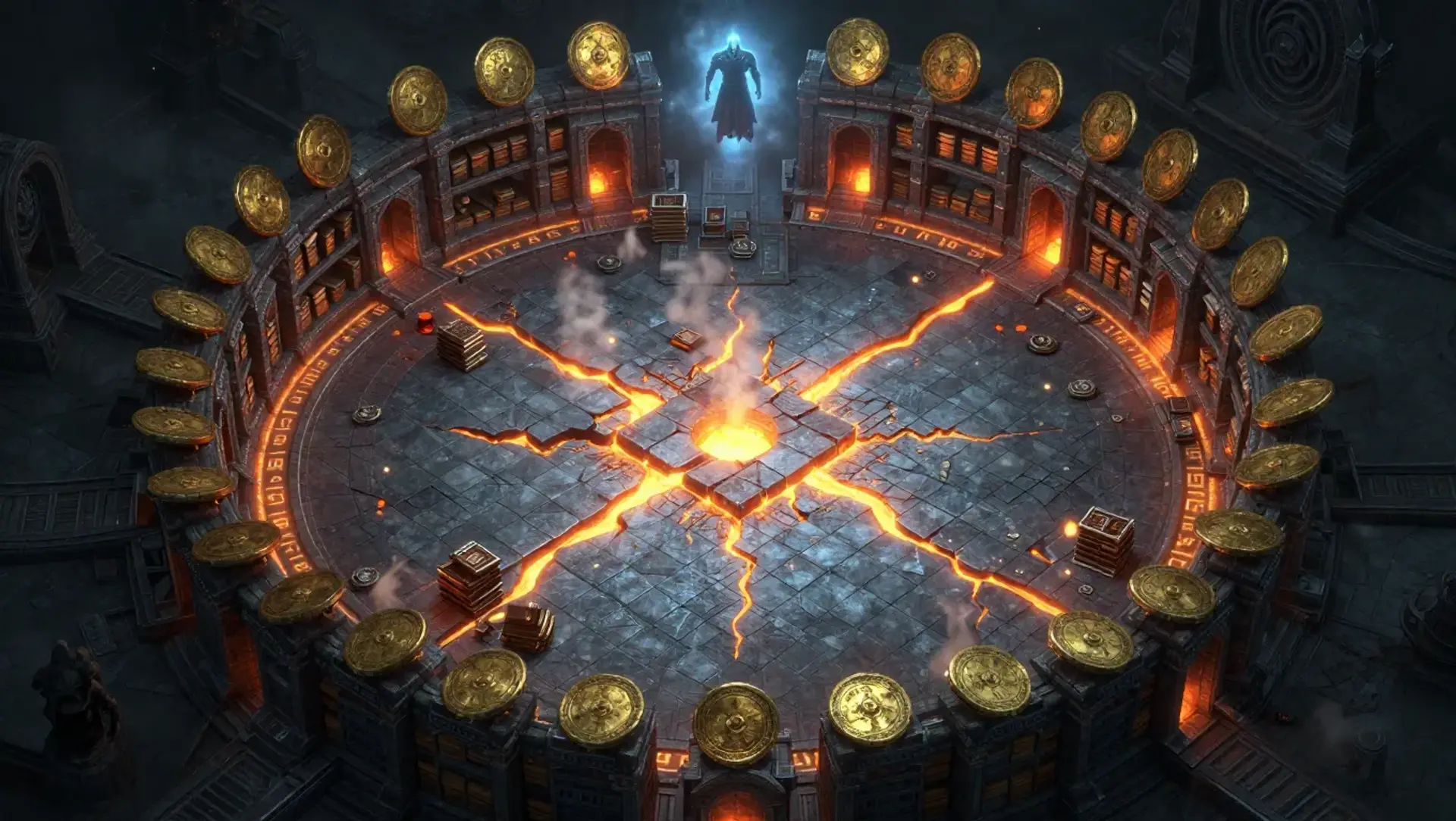 Get the Living Index Out Before the Chamber Locks - AI-generated fantasy Encounter
