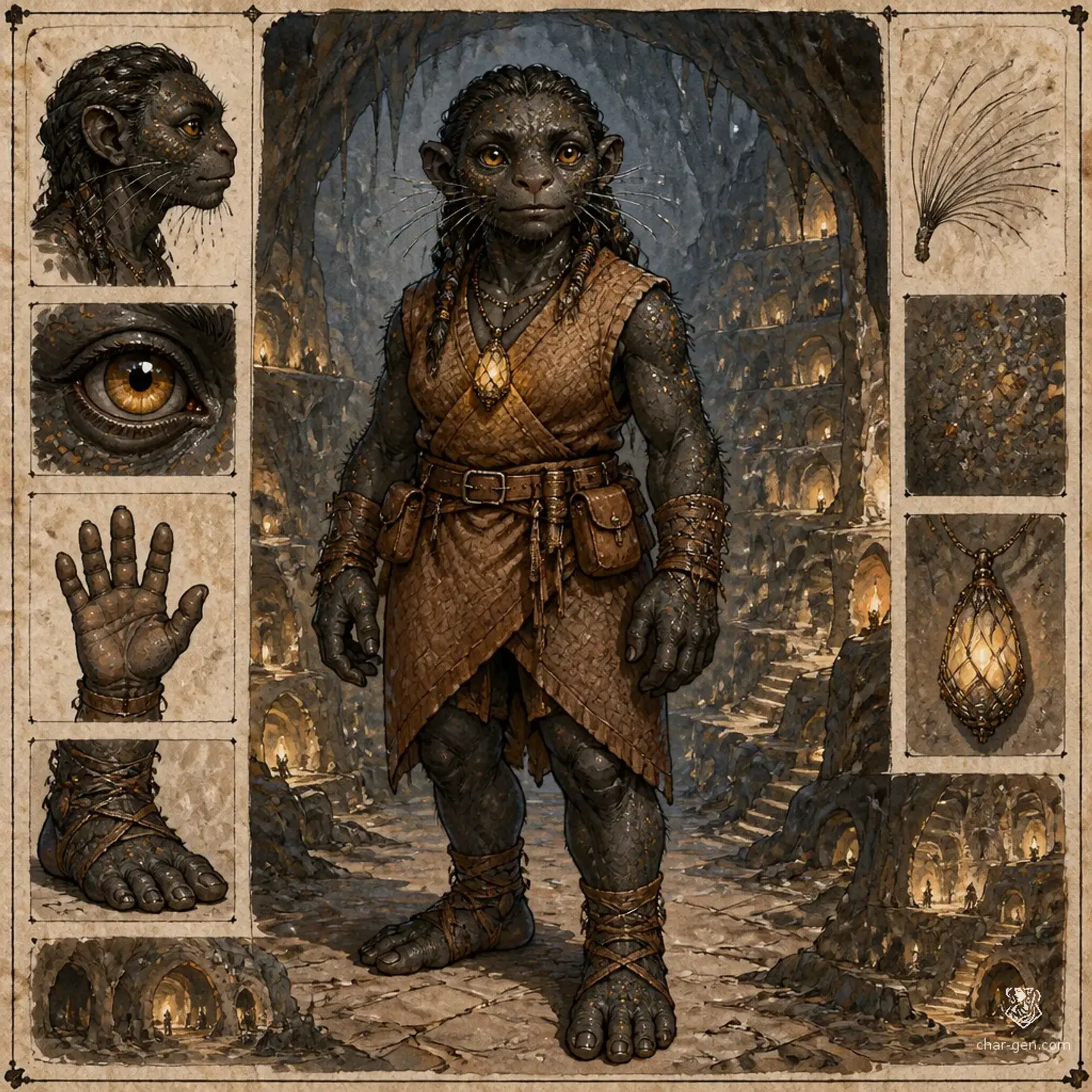 Resonant Folk - AI-generated fantasy Species