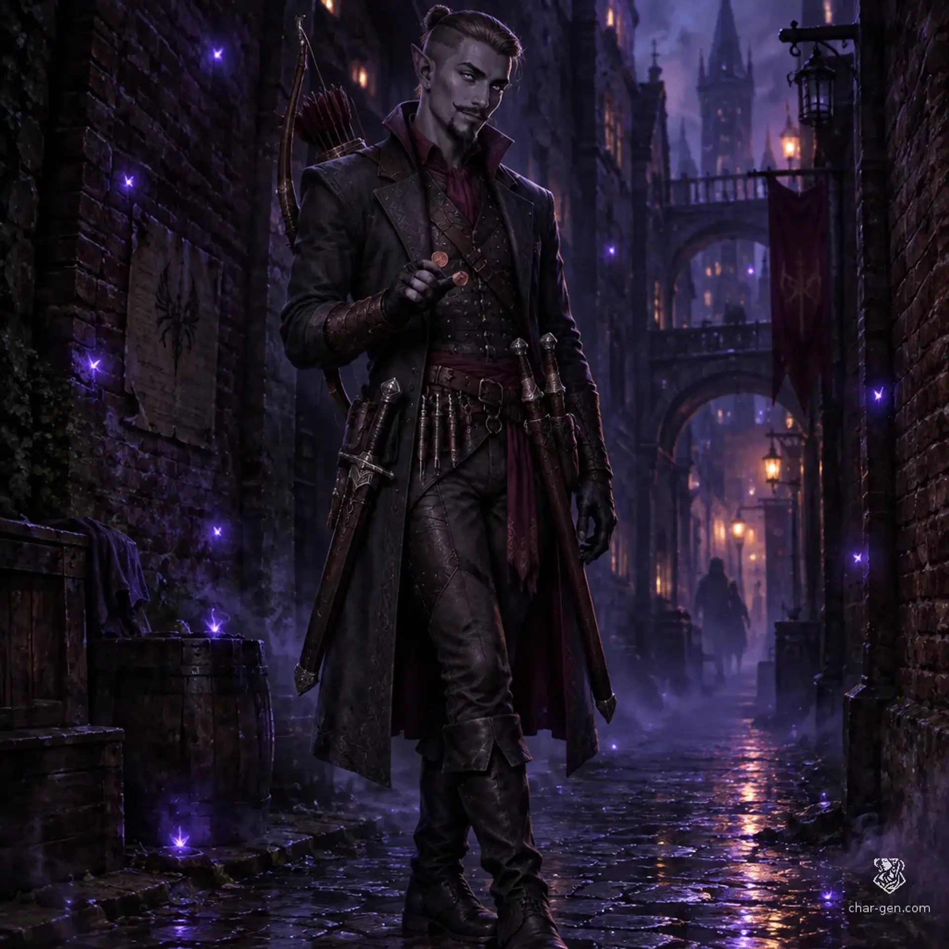 Tallman - AI-generated fantasy Character