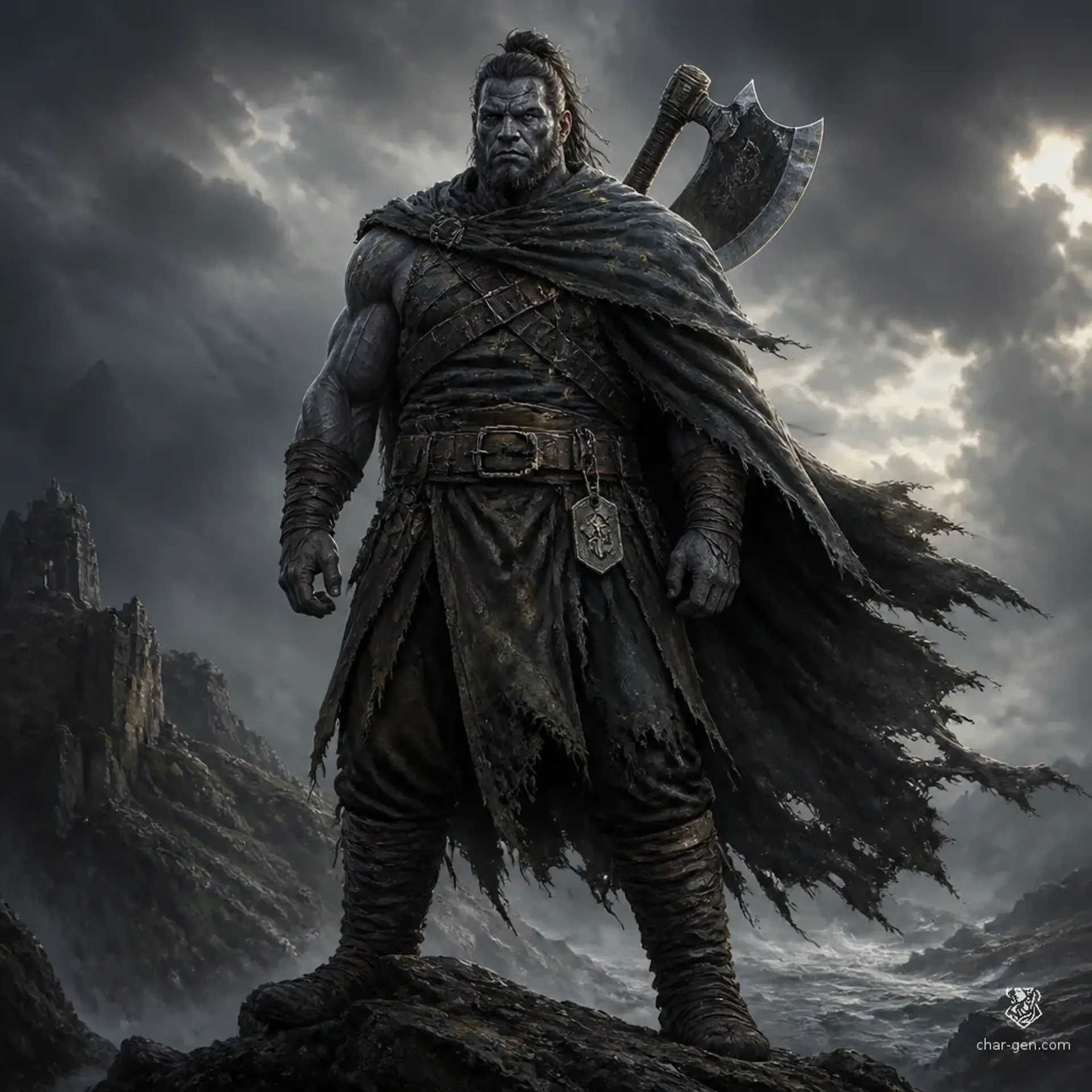 Sternblade Rainmaker - AI-generated fantasy Character