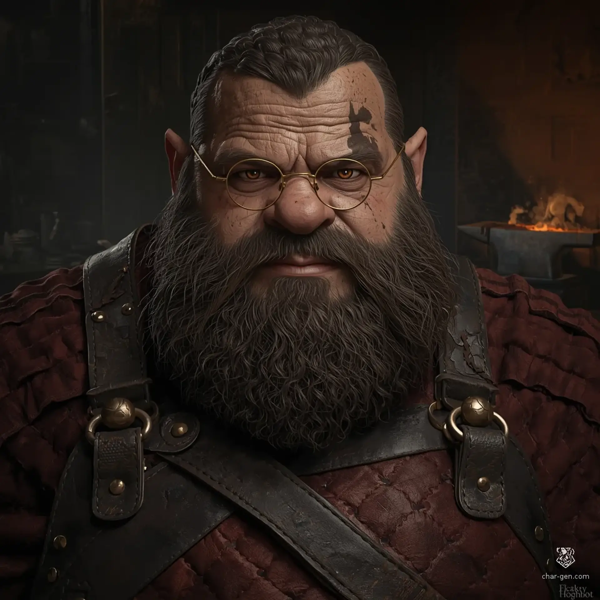 Baldric Stonefist - AI-generated fantasy NPC