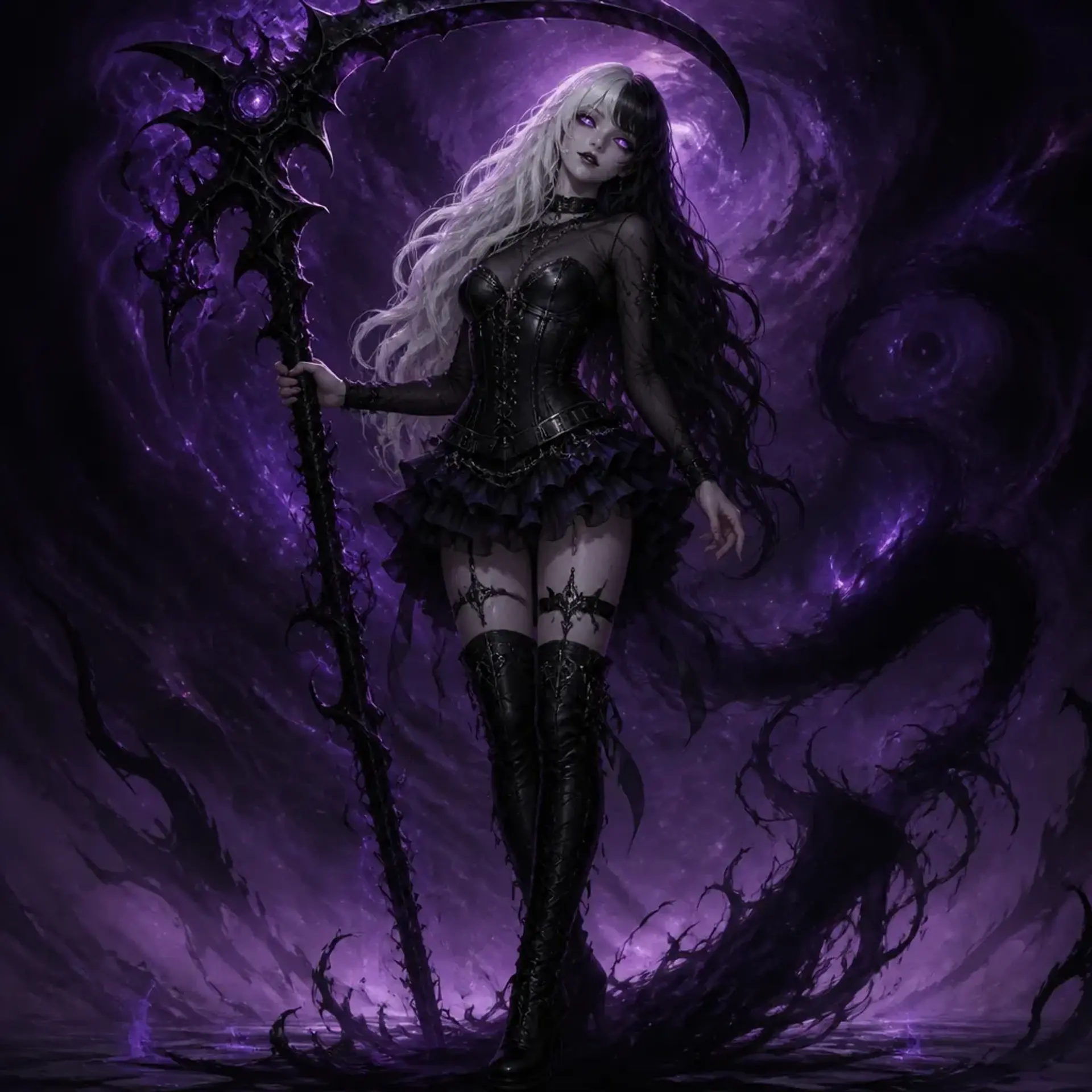 Nyxara Vane - AI-generated fantasy Character