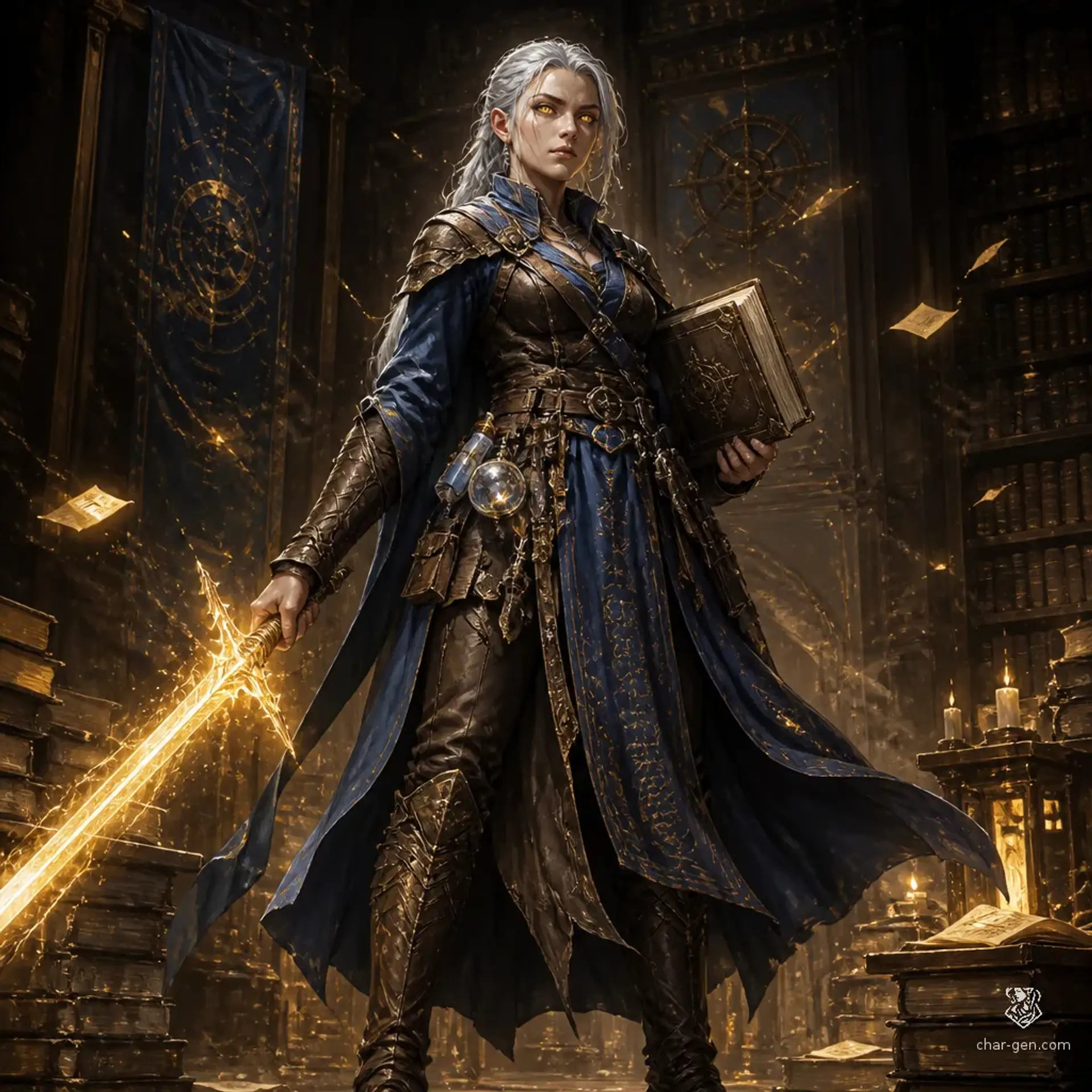Kaelith Brightstar - AI-generated fantasy Character