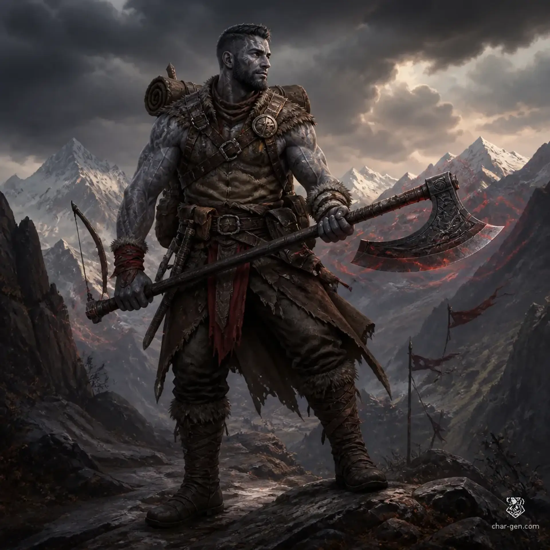 Krark - AI-generated fantasy Character