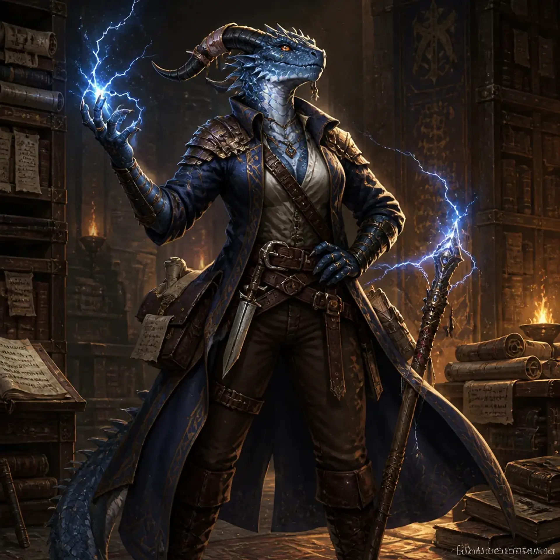 Asha Naminsiyesh - AI-generated fantasy Character