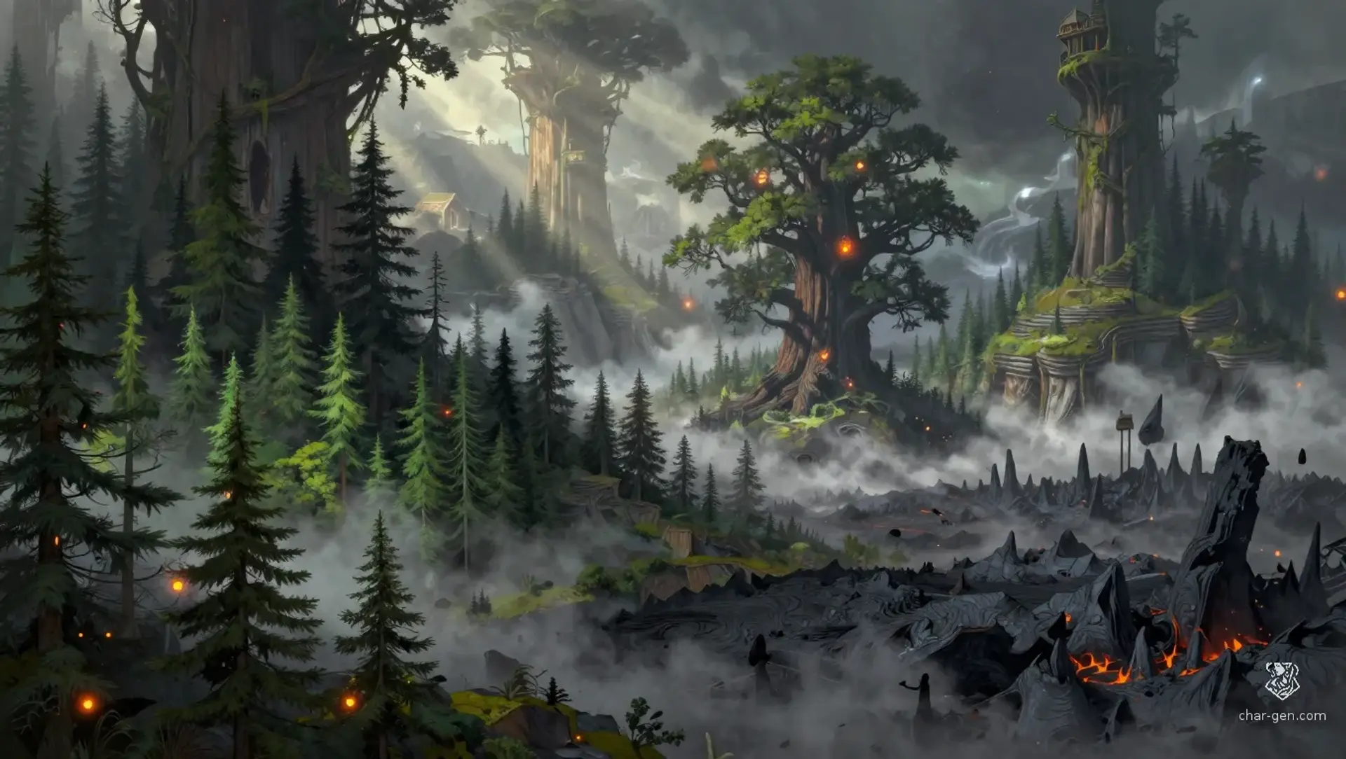 Map of the Druidic Ashes
