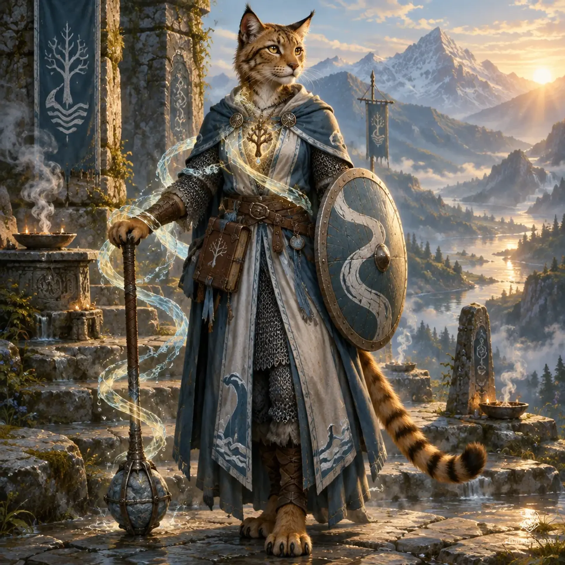 Sisay Shuyana - AI-generated fantasy Character