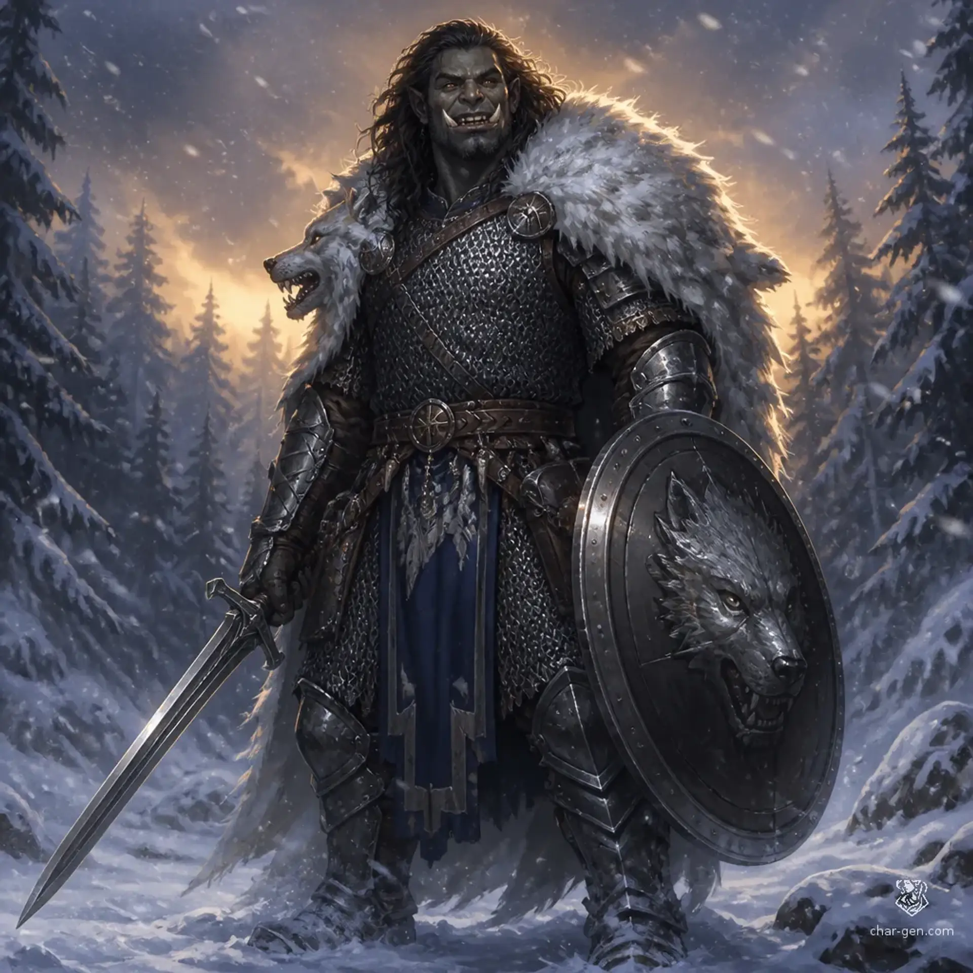 Gorvak the Ironsmile - AI-generated fantasy Character