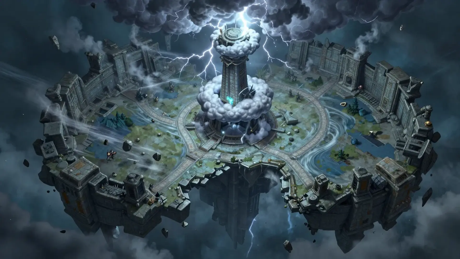 Hold the Route Through the Storm Pillar - AI-generated fantasy Encounter