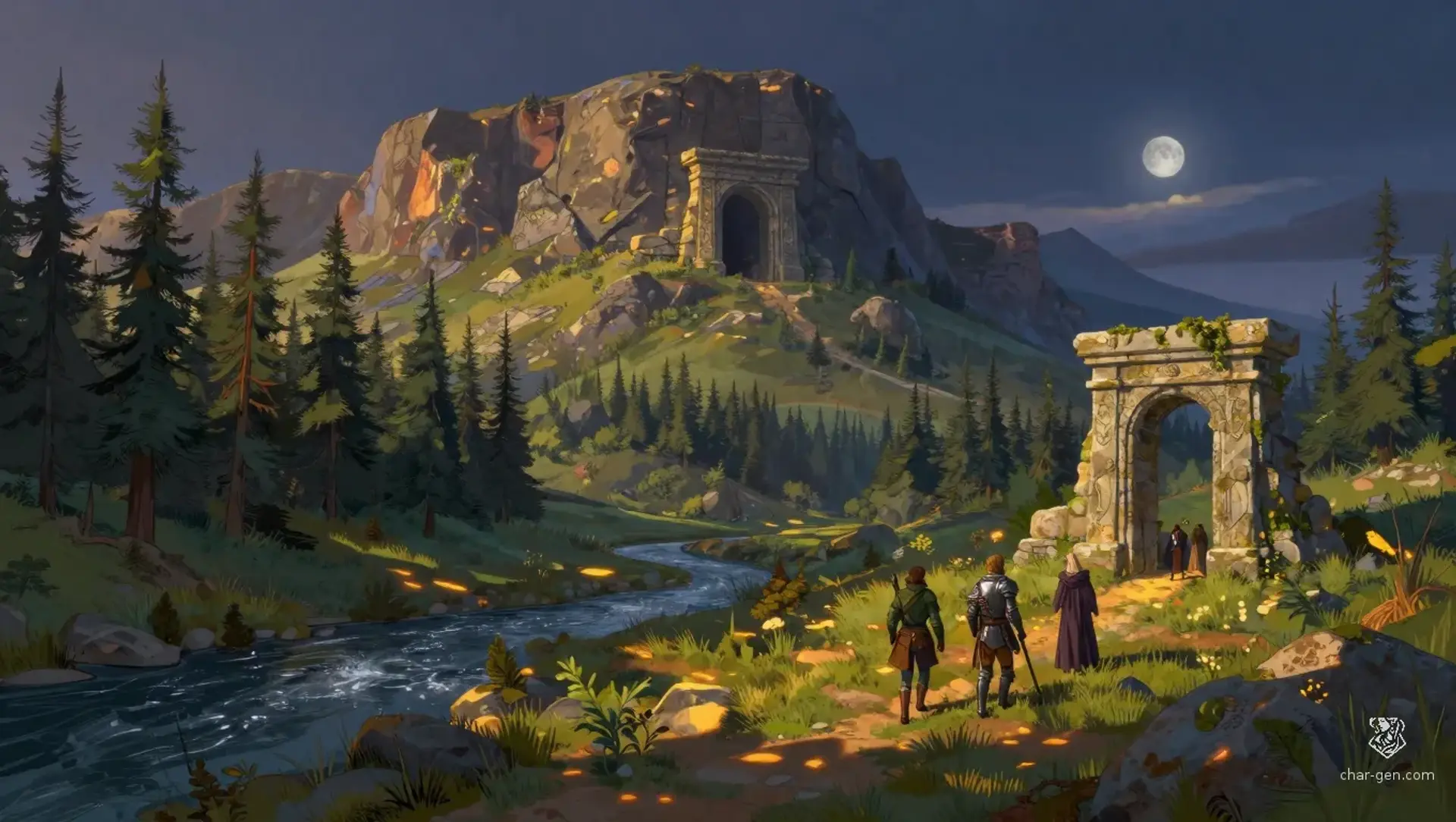 The Gander's Gals - AI-generated fantasy Quest