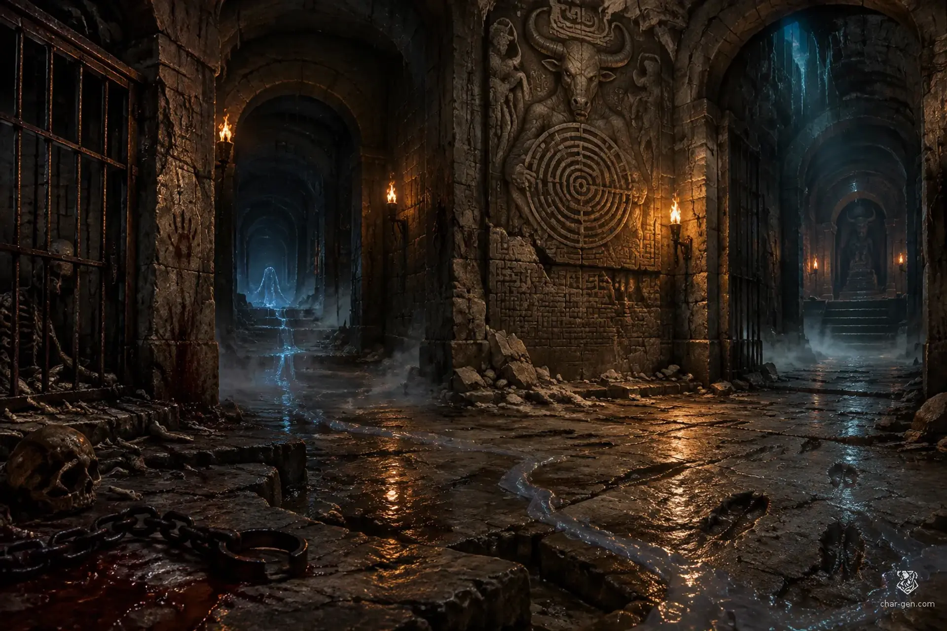 The Horned Warden's Labyrinth