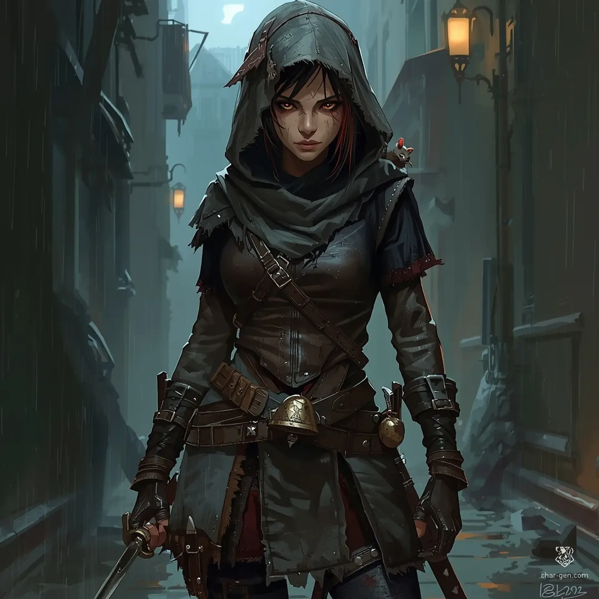 Temperence - AI-generated fantasy Character