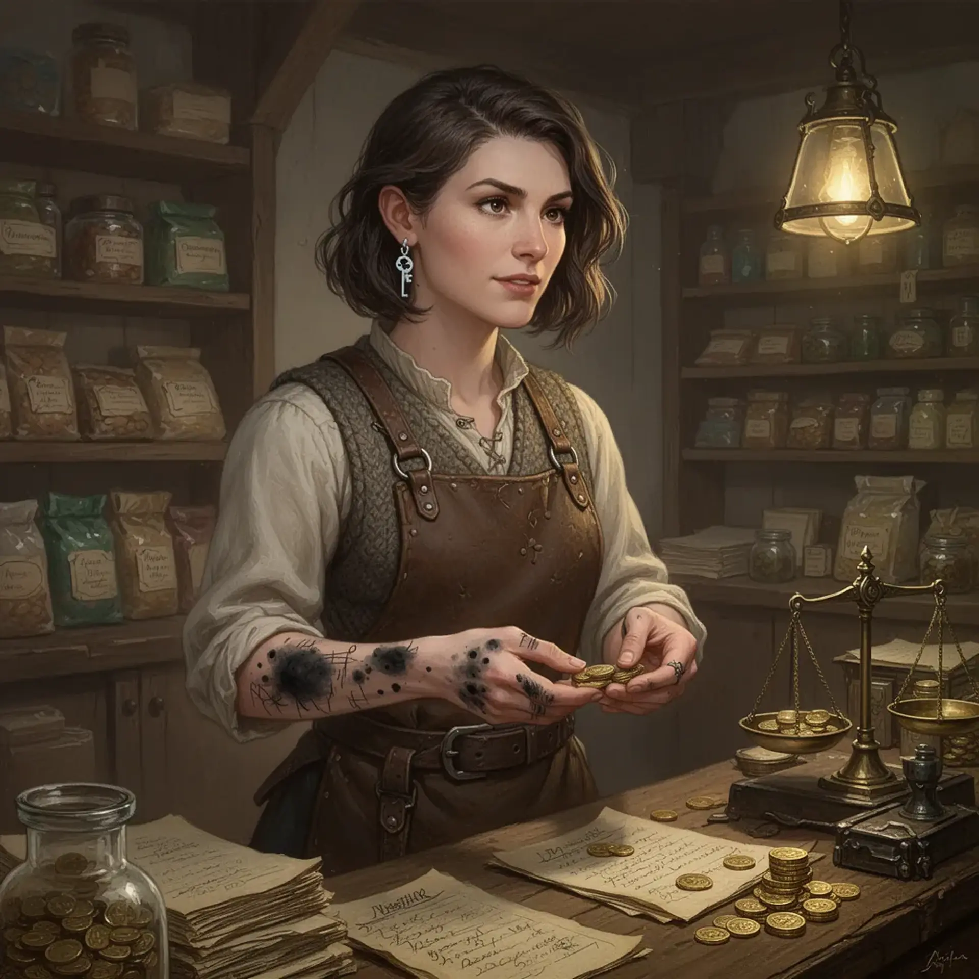 Thora Quick - AI-generated fantasy NPC