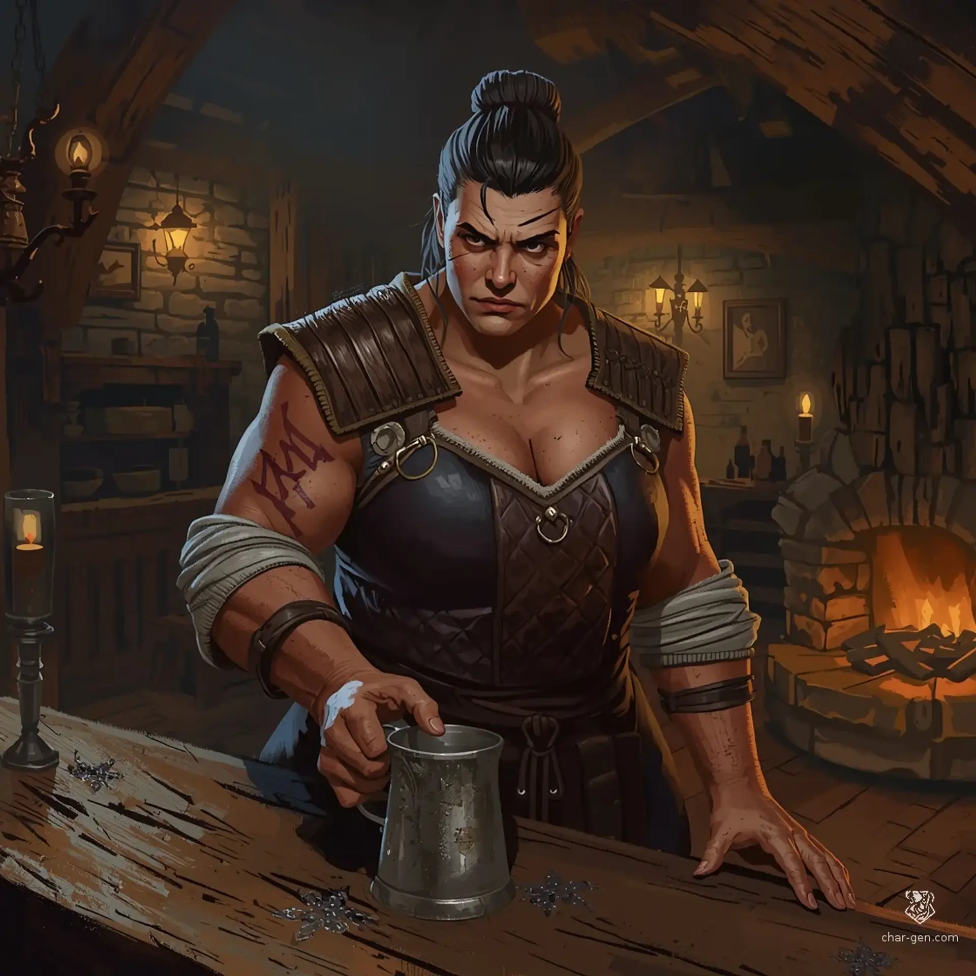 The Iron Sump - AI-generated fantasy Tavern