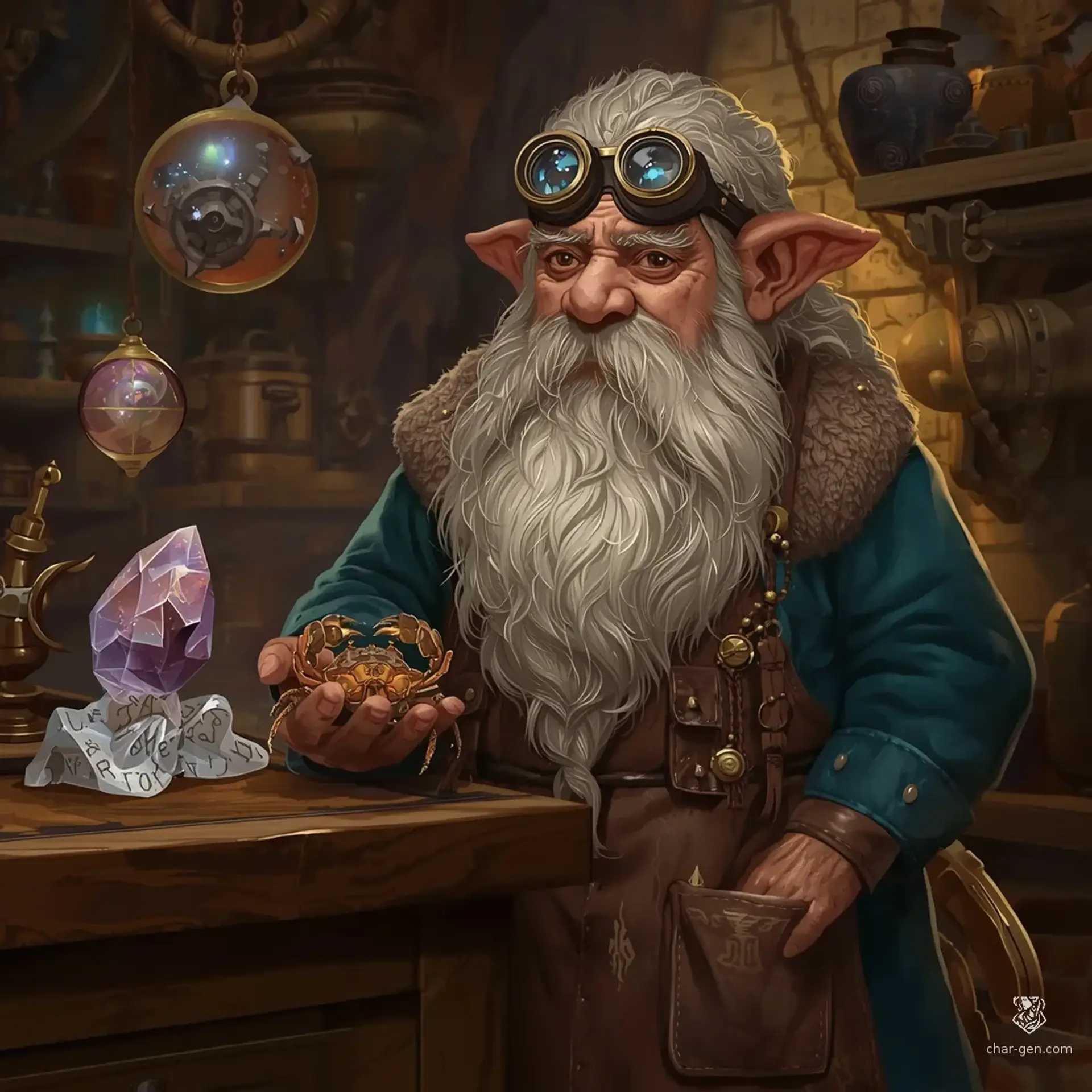 The Gilded Paradox - AI-generated fantasy Shop