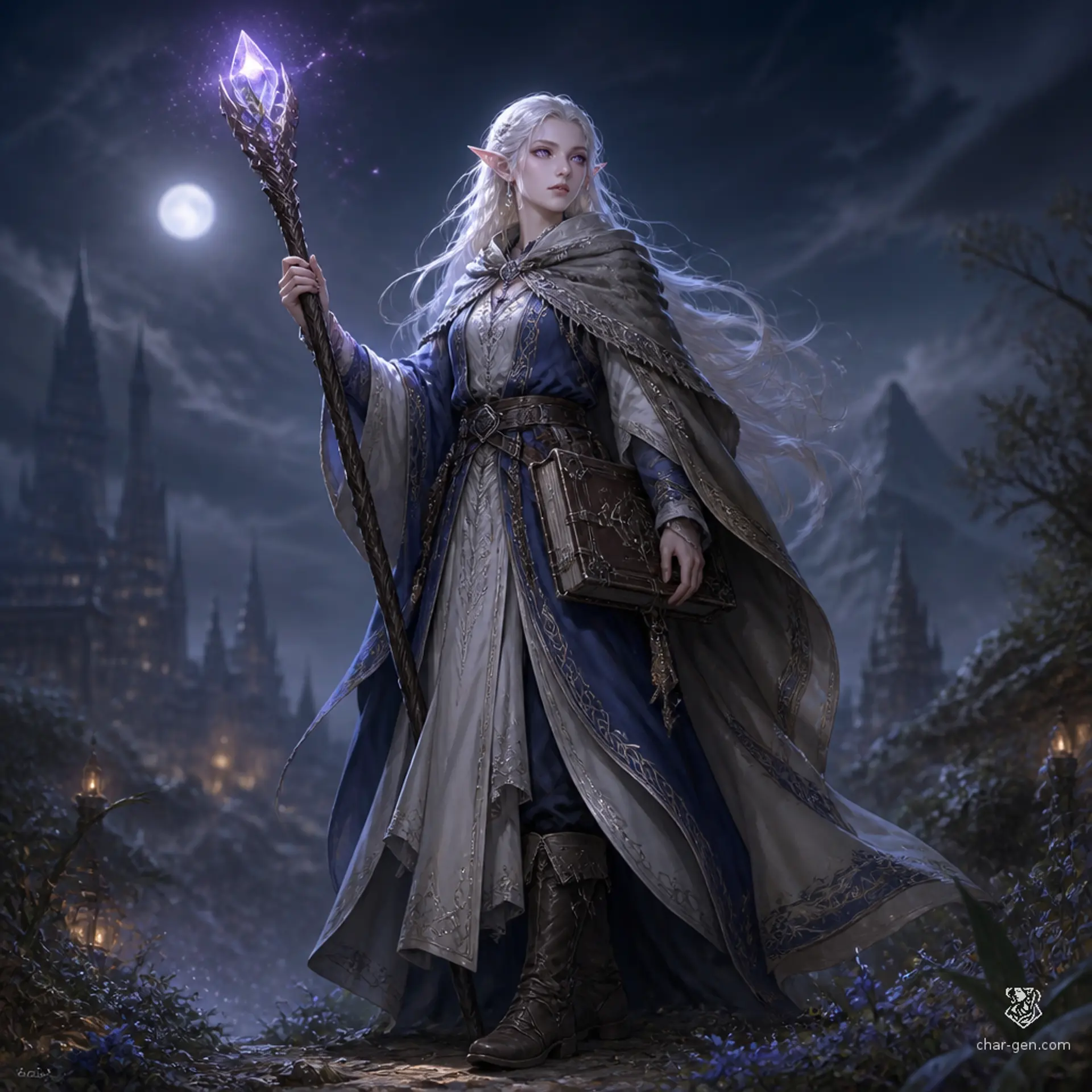 Frieren - AI-generated fantasy Character