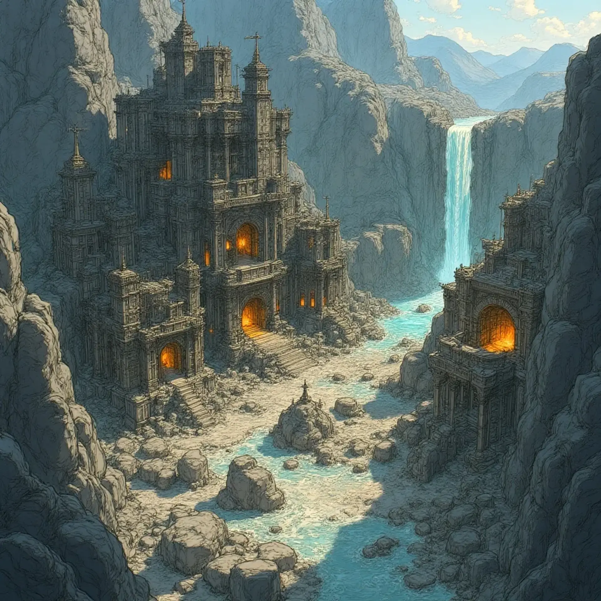 Krumnor Hold - AI-generated fantasy Settlement