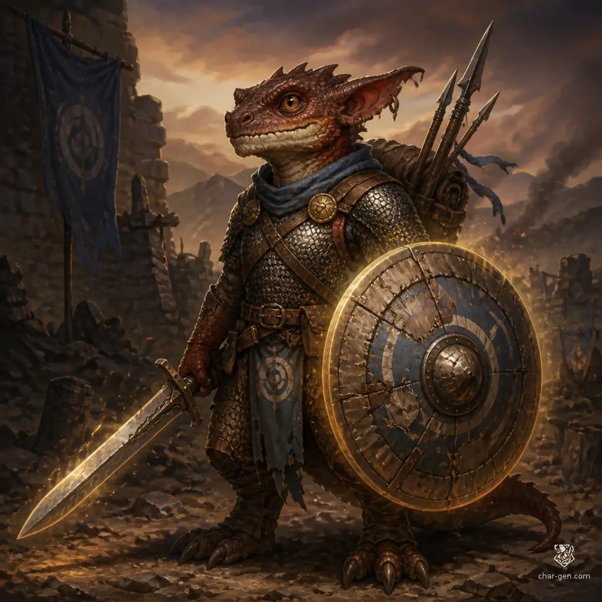 Muruq - AI-generated fantasy Character