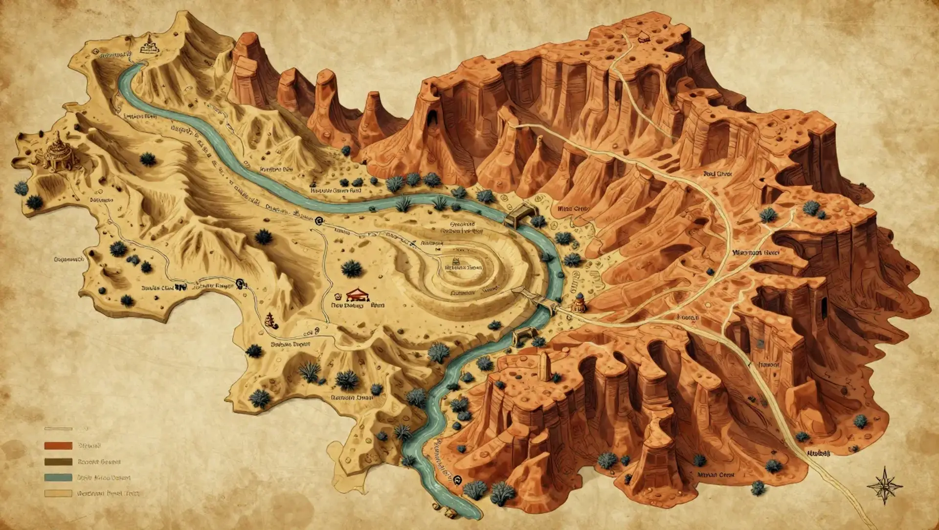 House Sarkesh: The Rolling Ravines and Clay Canyons