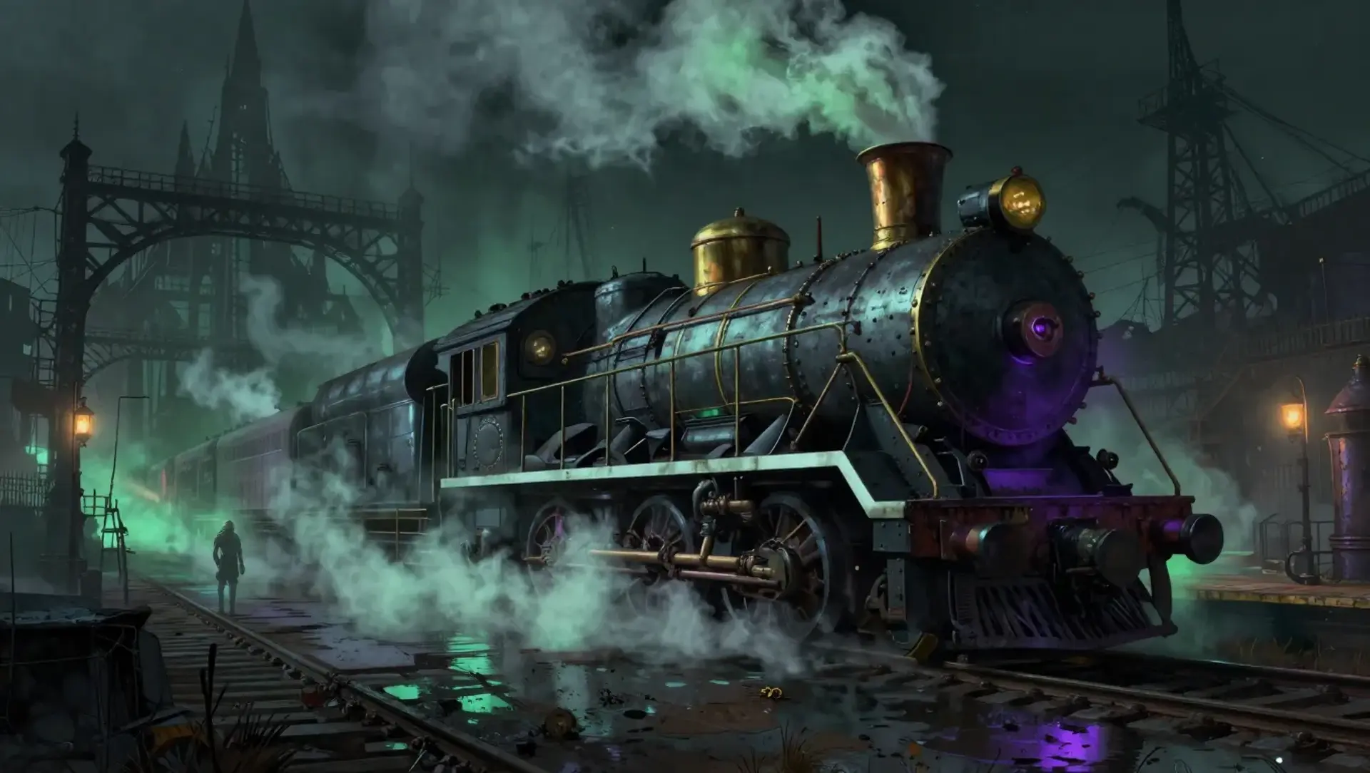 The Ghost of Track Nine - AI-generated fantasy Quest