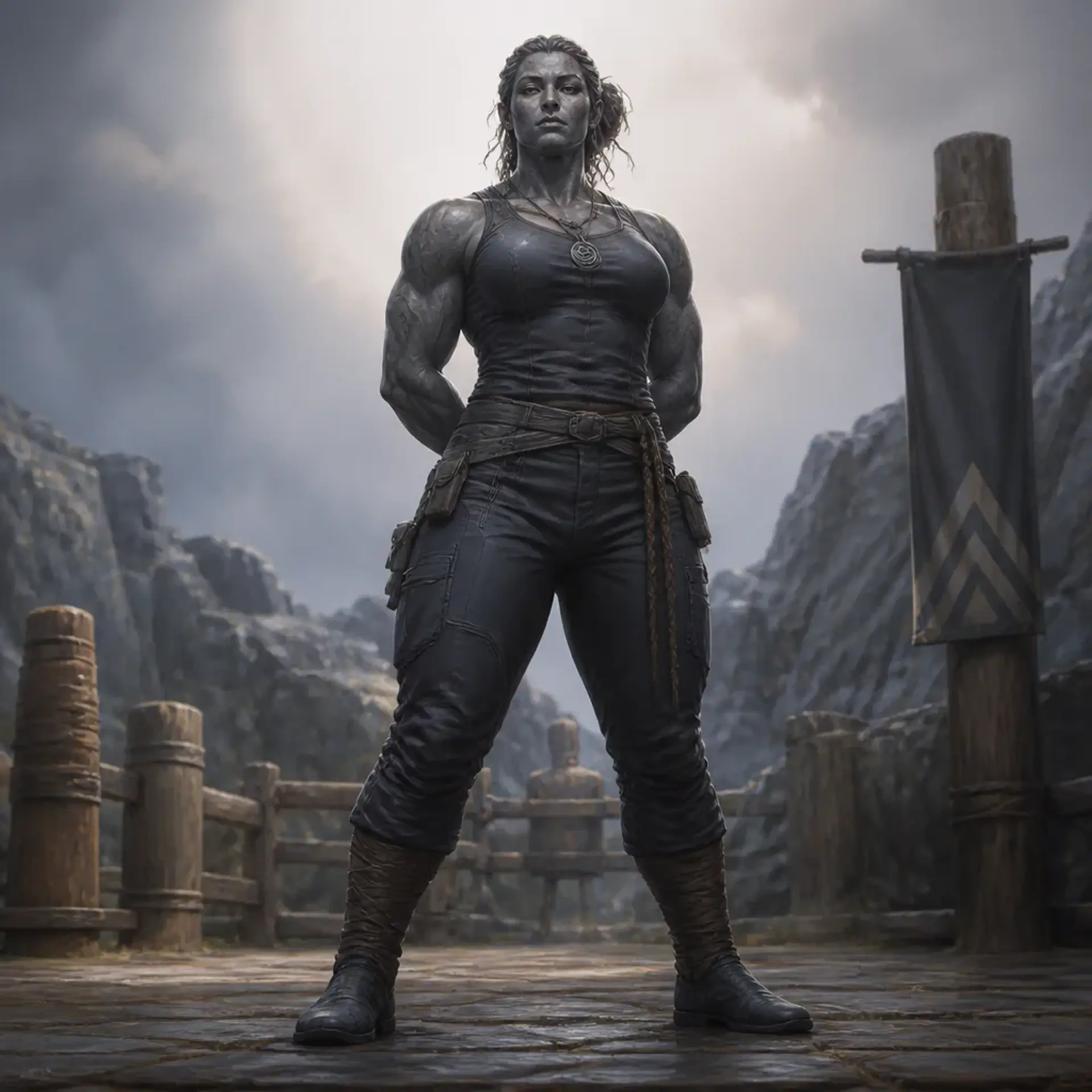 Tavra - AI-generated fantasy Character