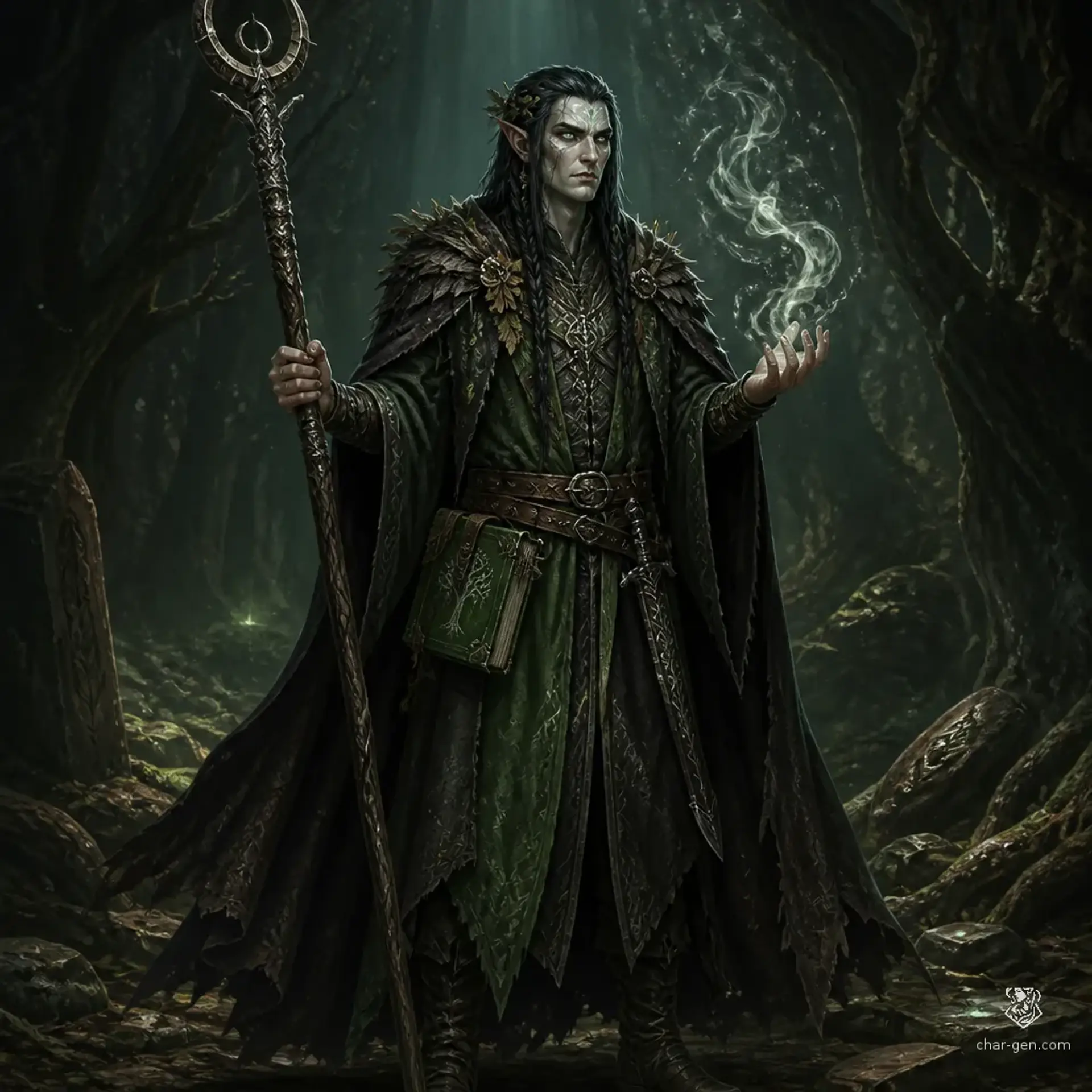 Erion Oaktail - AI-generated fantasy Character