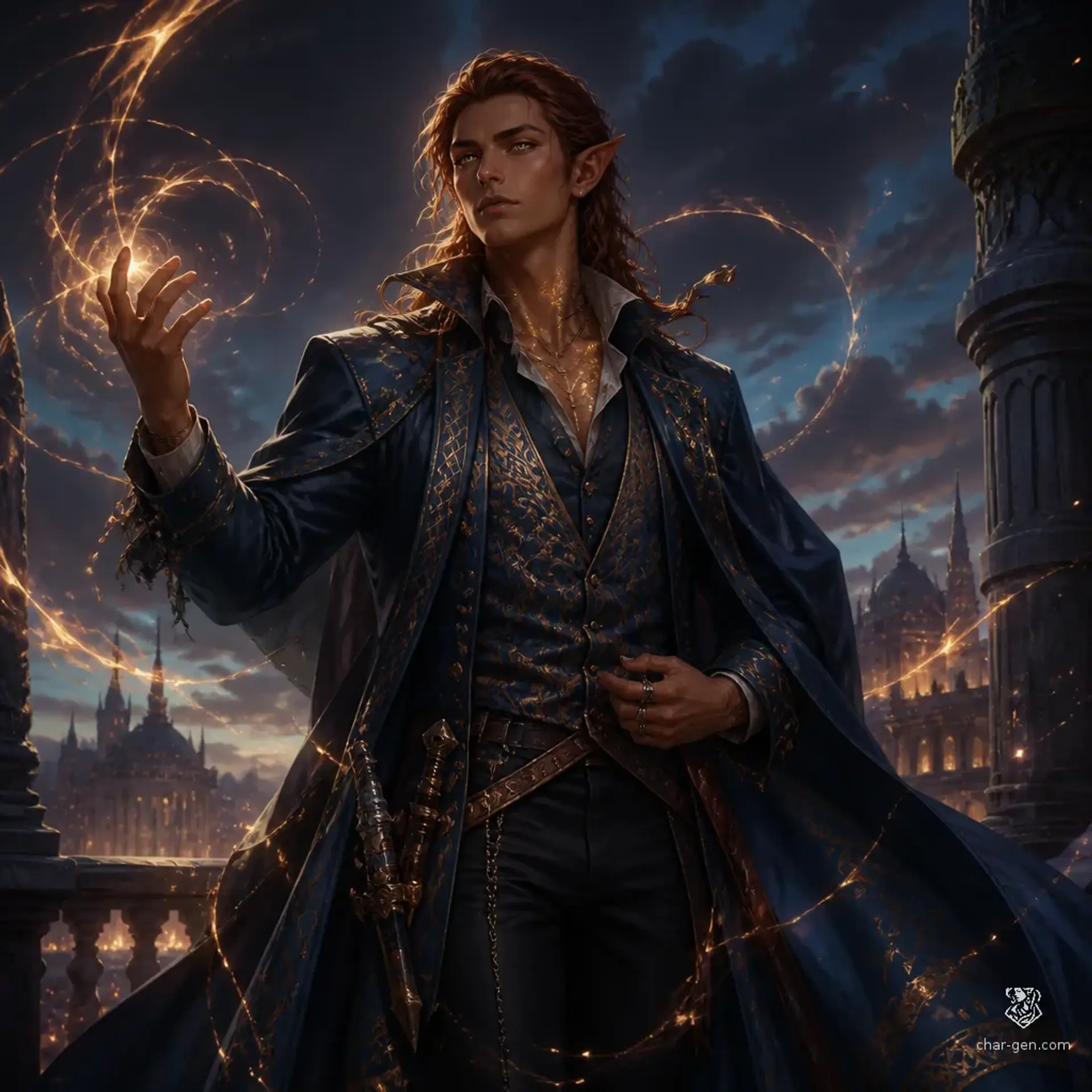 Eirnath Veyr - AI-generated fantasy Character