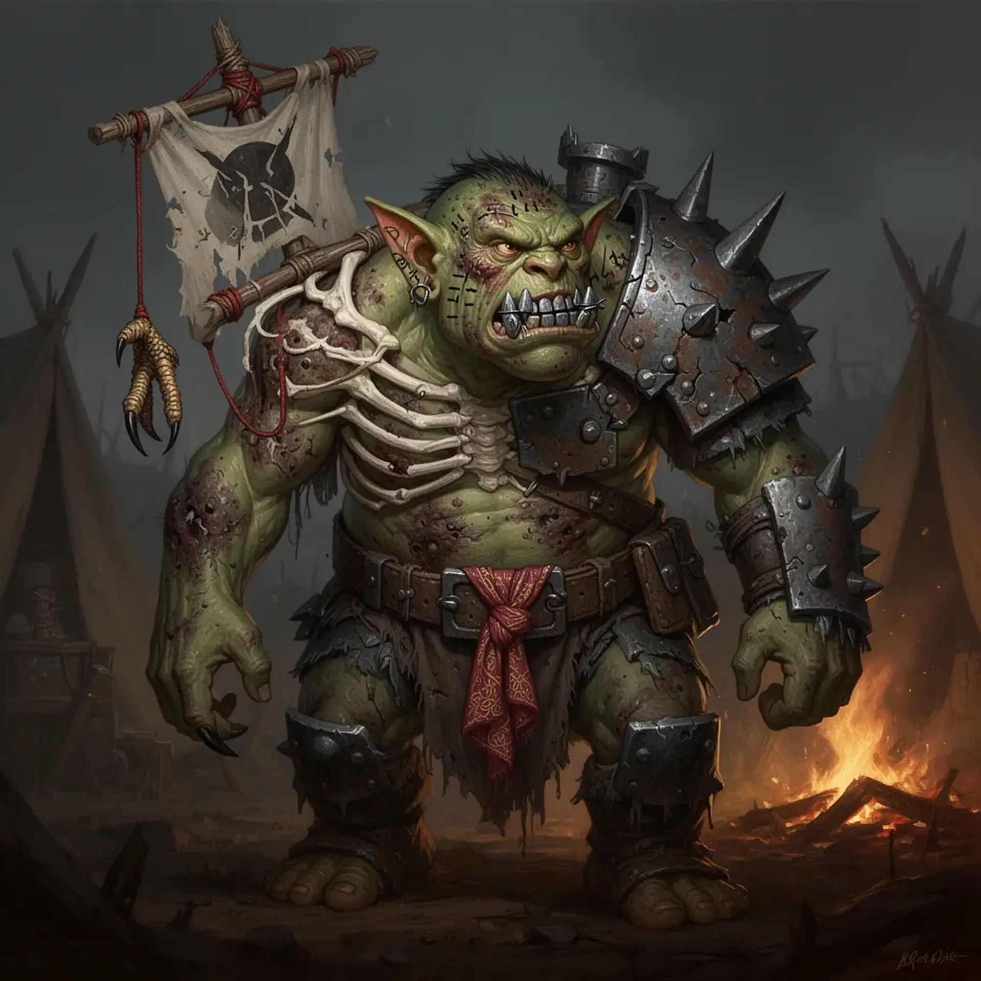 Wargut Brok - AI-generated fantasy NPC