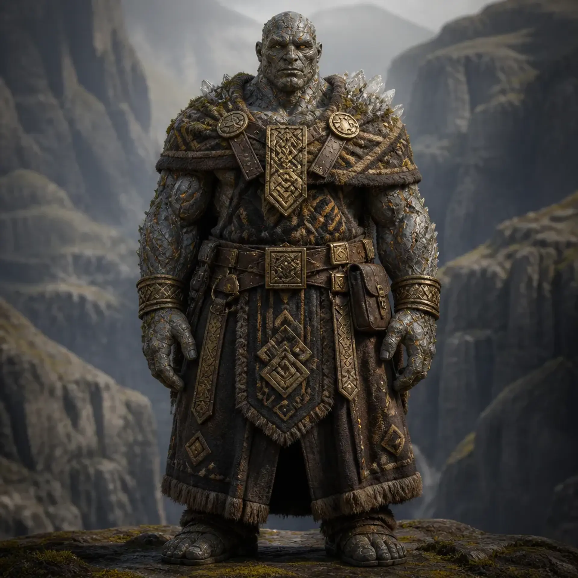 Lithoderm - AI-generated fantasy Species