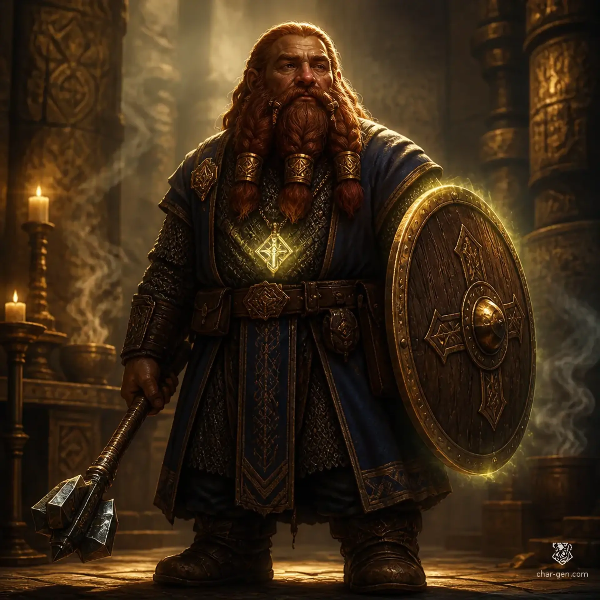 Brannik Stonehymn - AI-generated fantasy Character