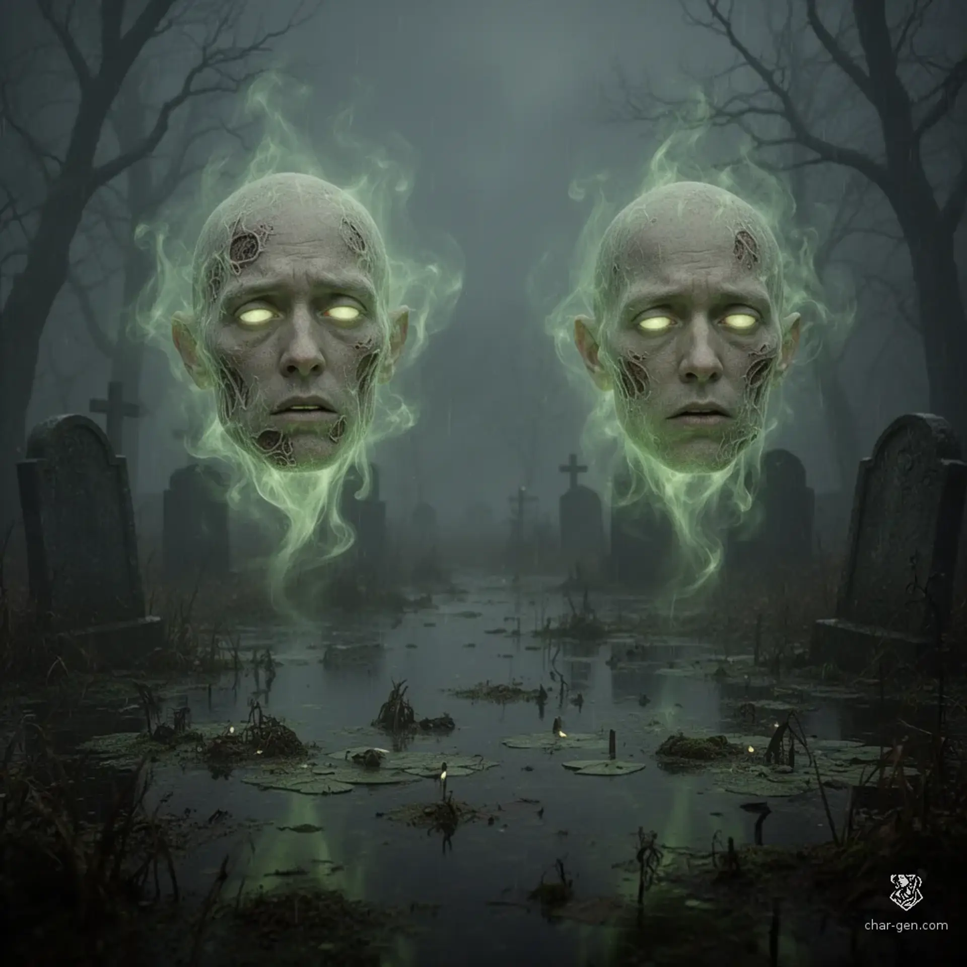 Degenerate Souls - AI-generated fantasy Monster