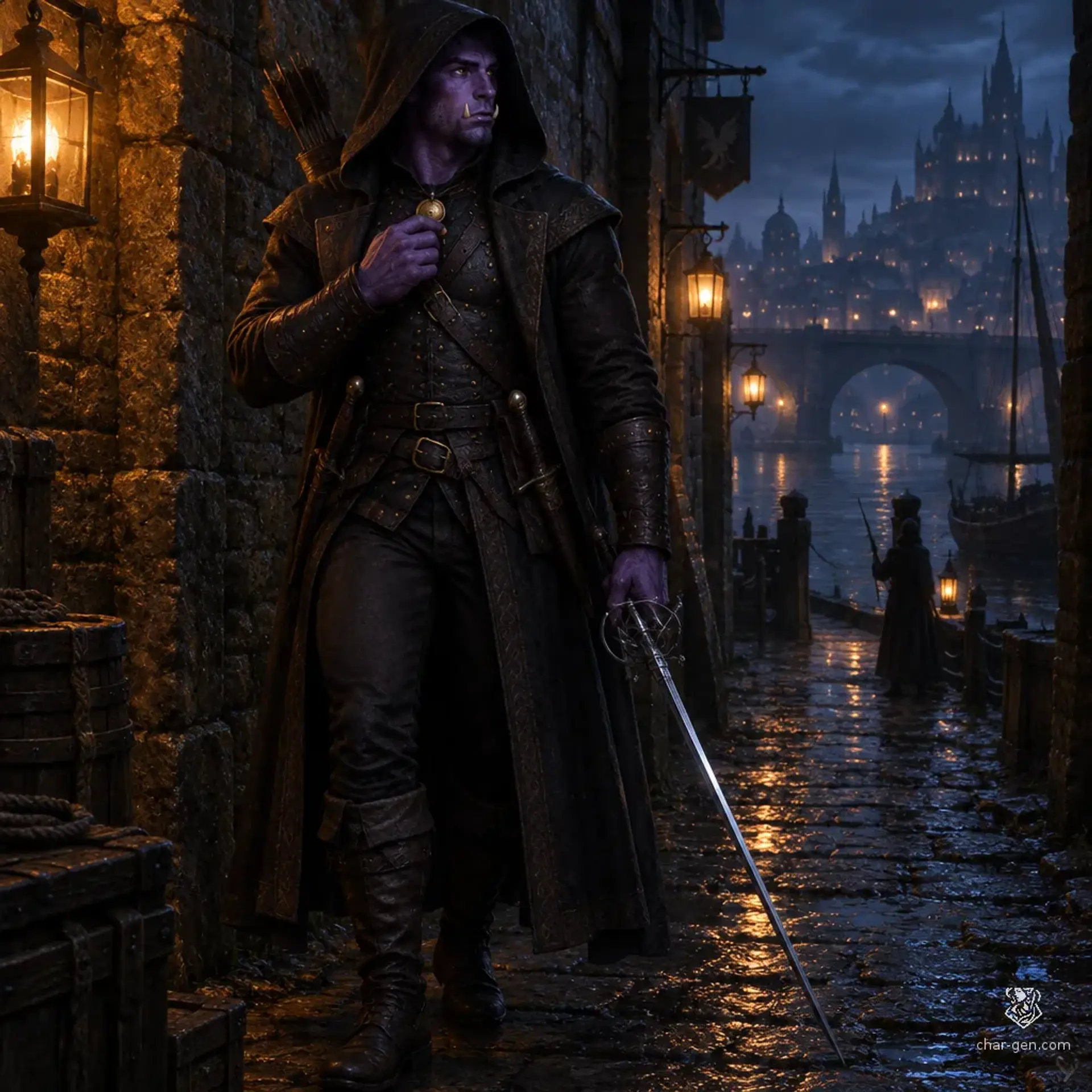Jishen - AI-generated fantasy Character