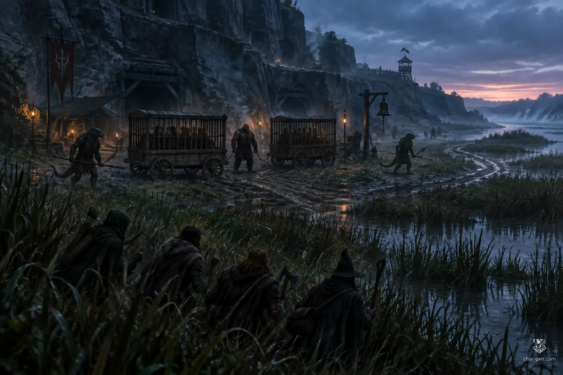 The Quarry Before Dawn
