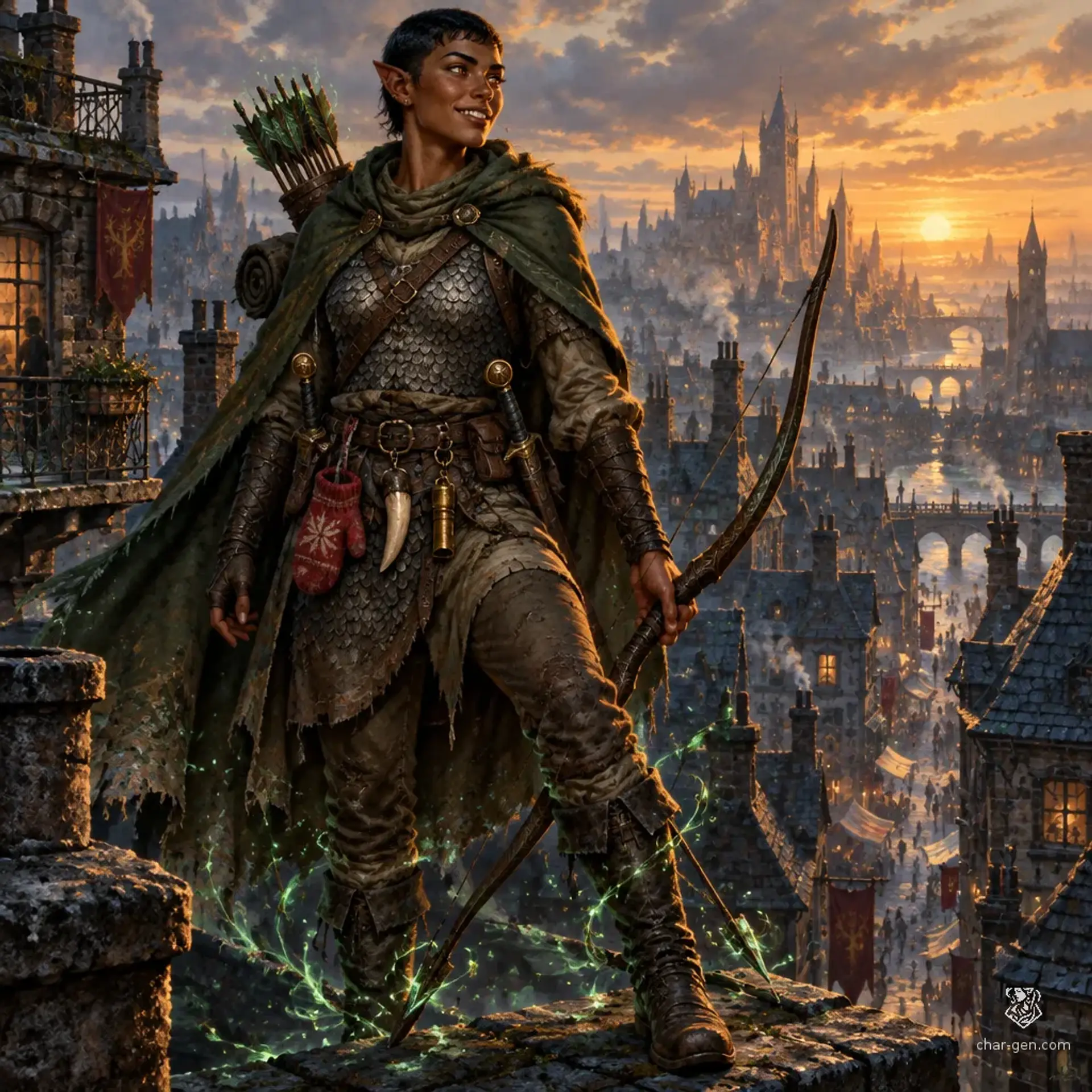 Kezira Teku - AI-generated fantasy Character