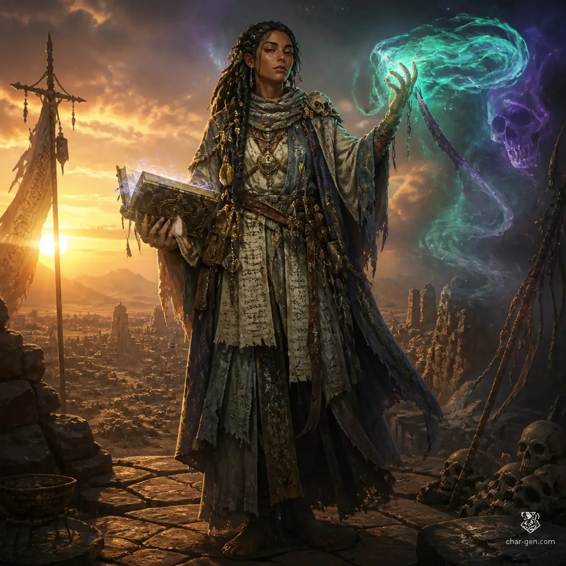 Elias Ashwake - AI-generated fantasy Character