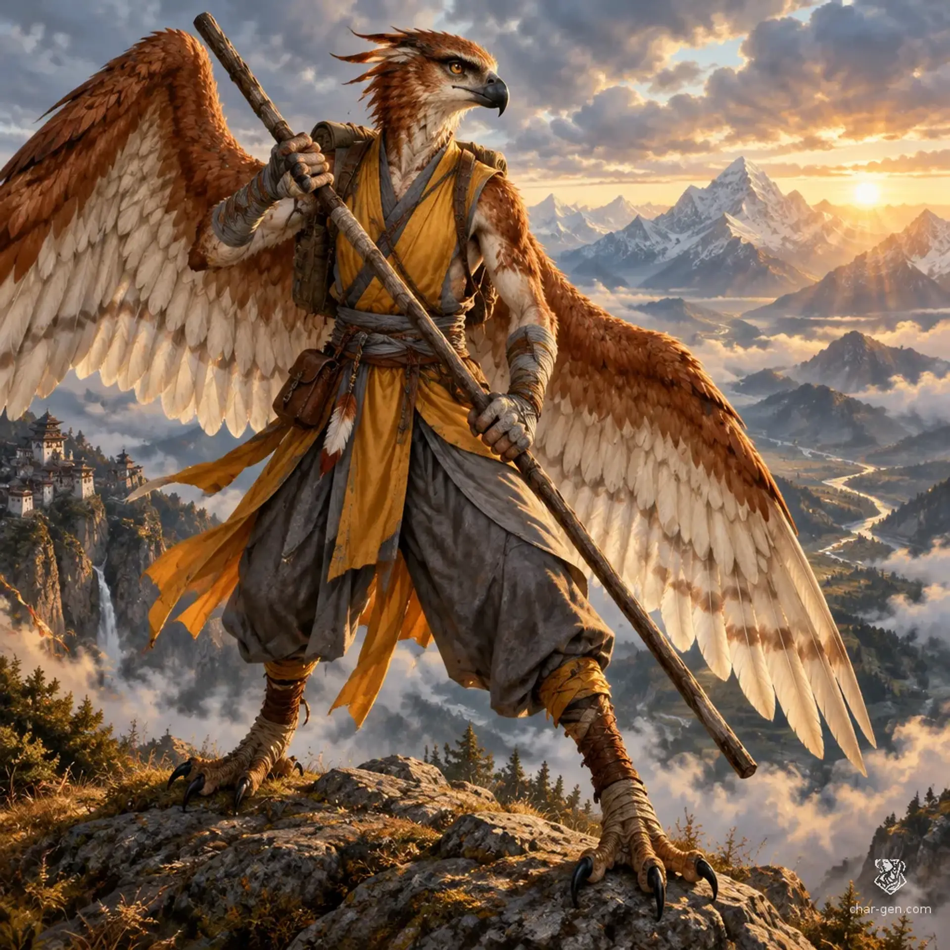 R - AI-generated fantasy Character