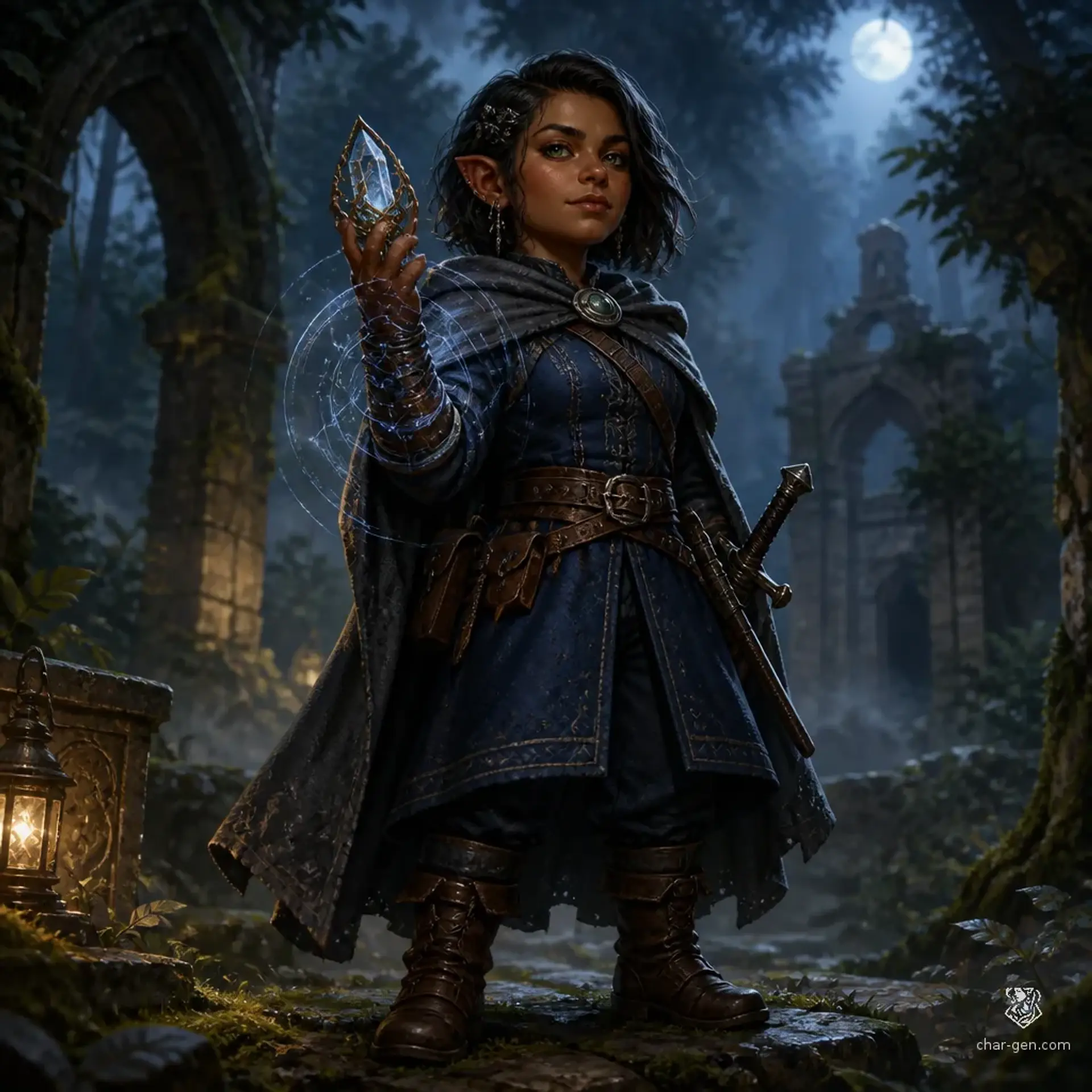 Elize - AI-generated fantasy Character