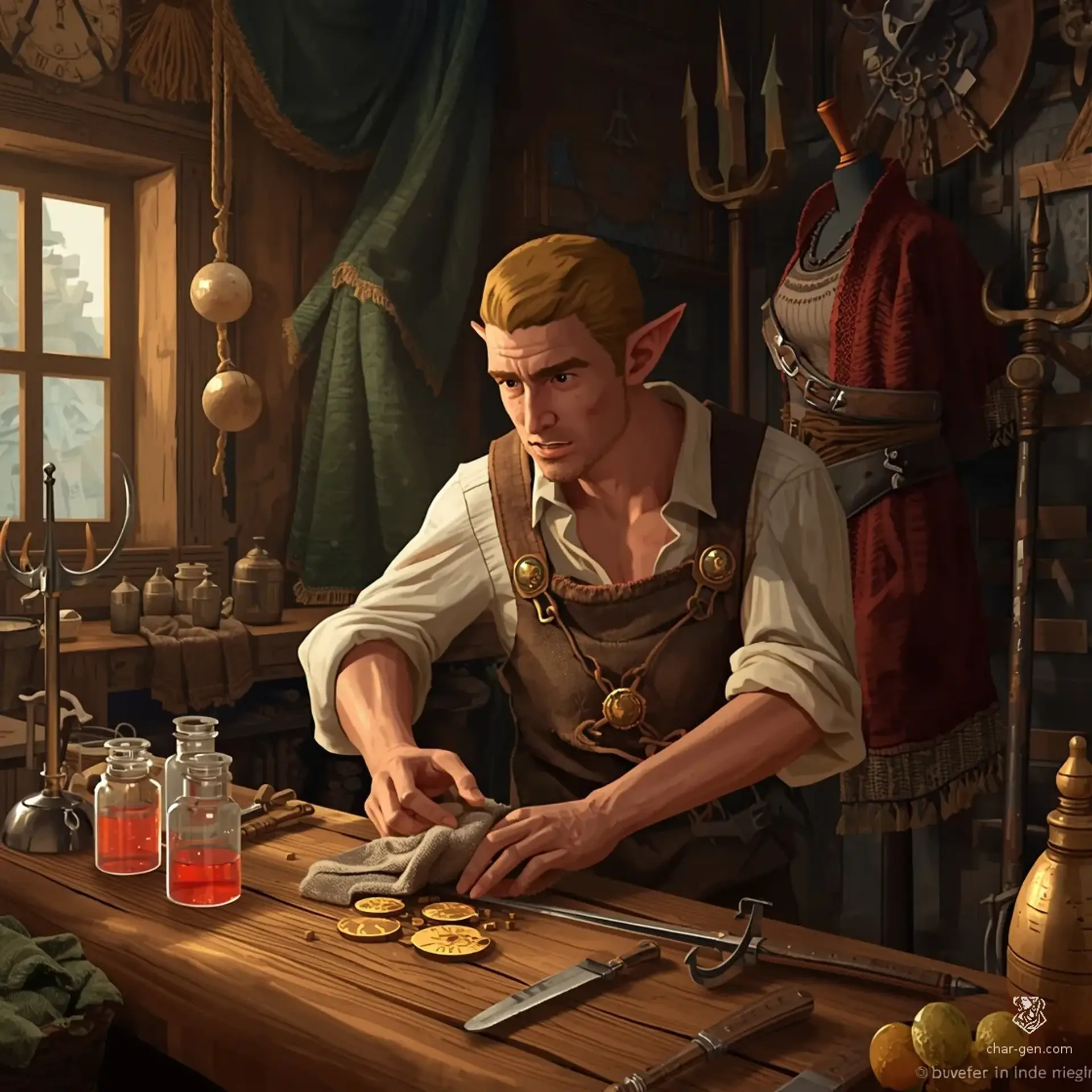 Barnaby Barnacle Thistletop - AI-generated fantasy NPC