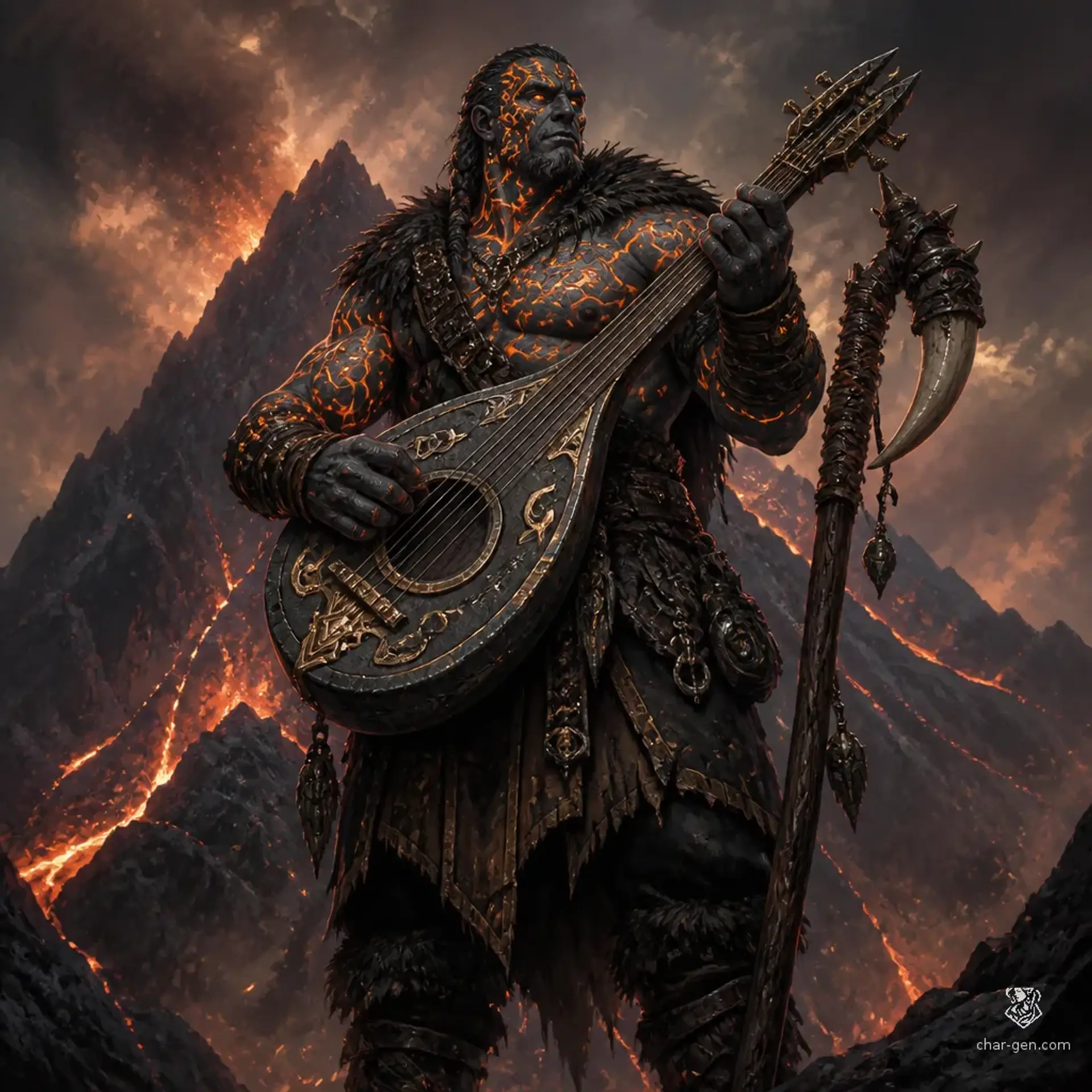 Simon - AI-generated fantasy Character