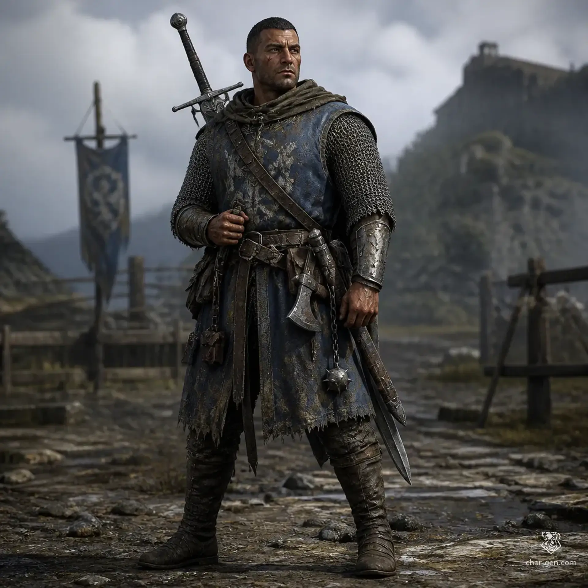 Korrik Taltu - AI-generated fantasy Character