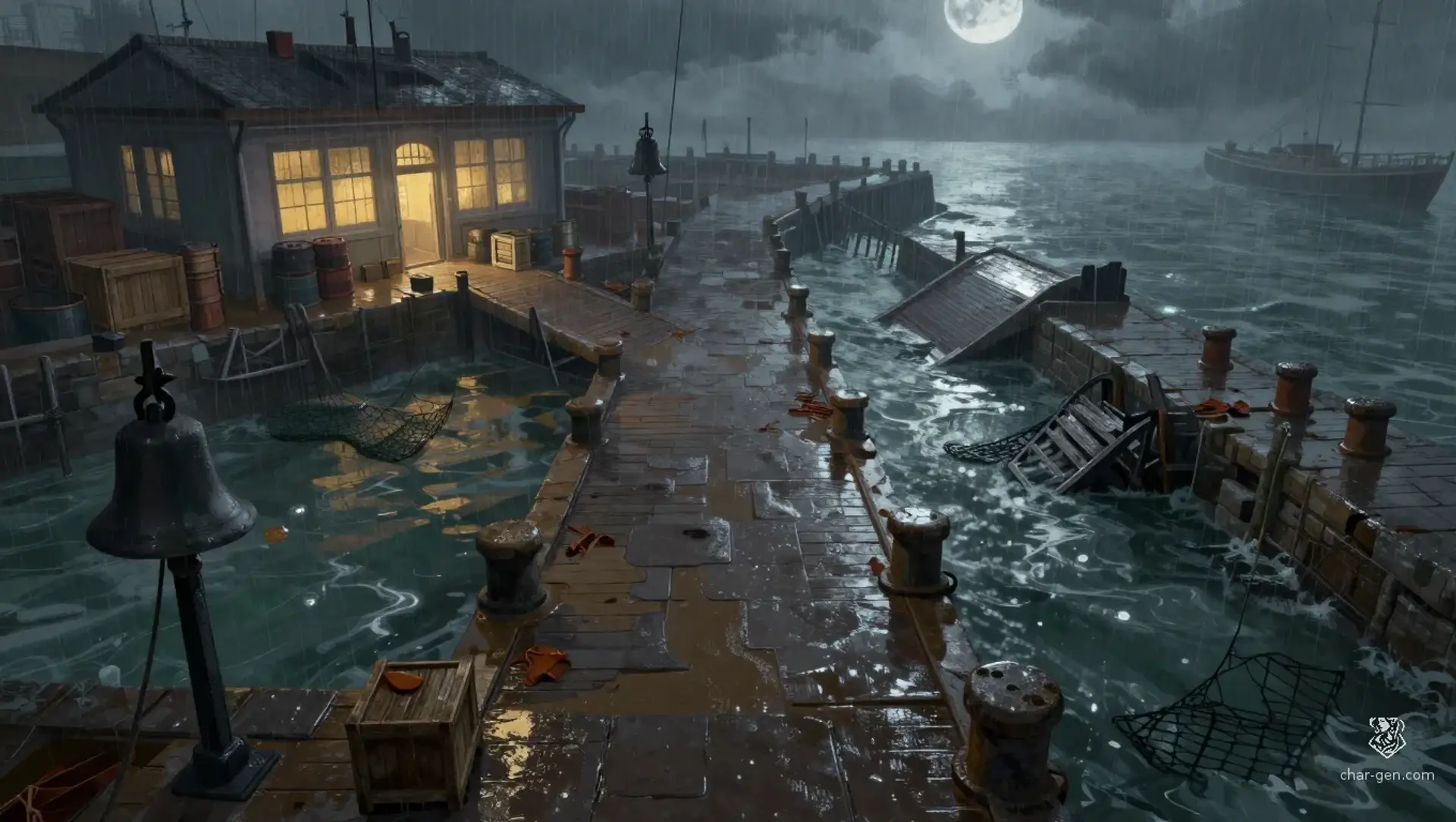 The Harbormaster's Last Tide - AI-generated fantasy Encounter