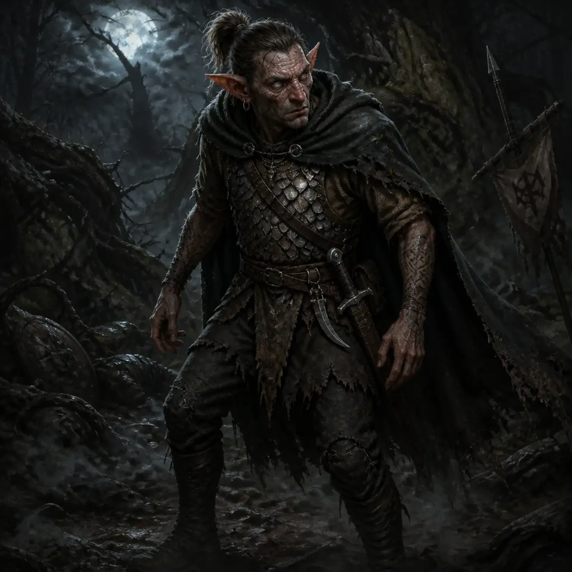 Bokk Ashscar - AI-generated fantasy Character
