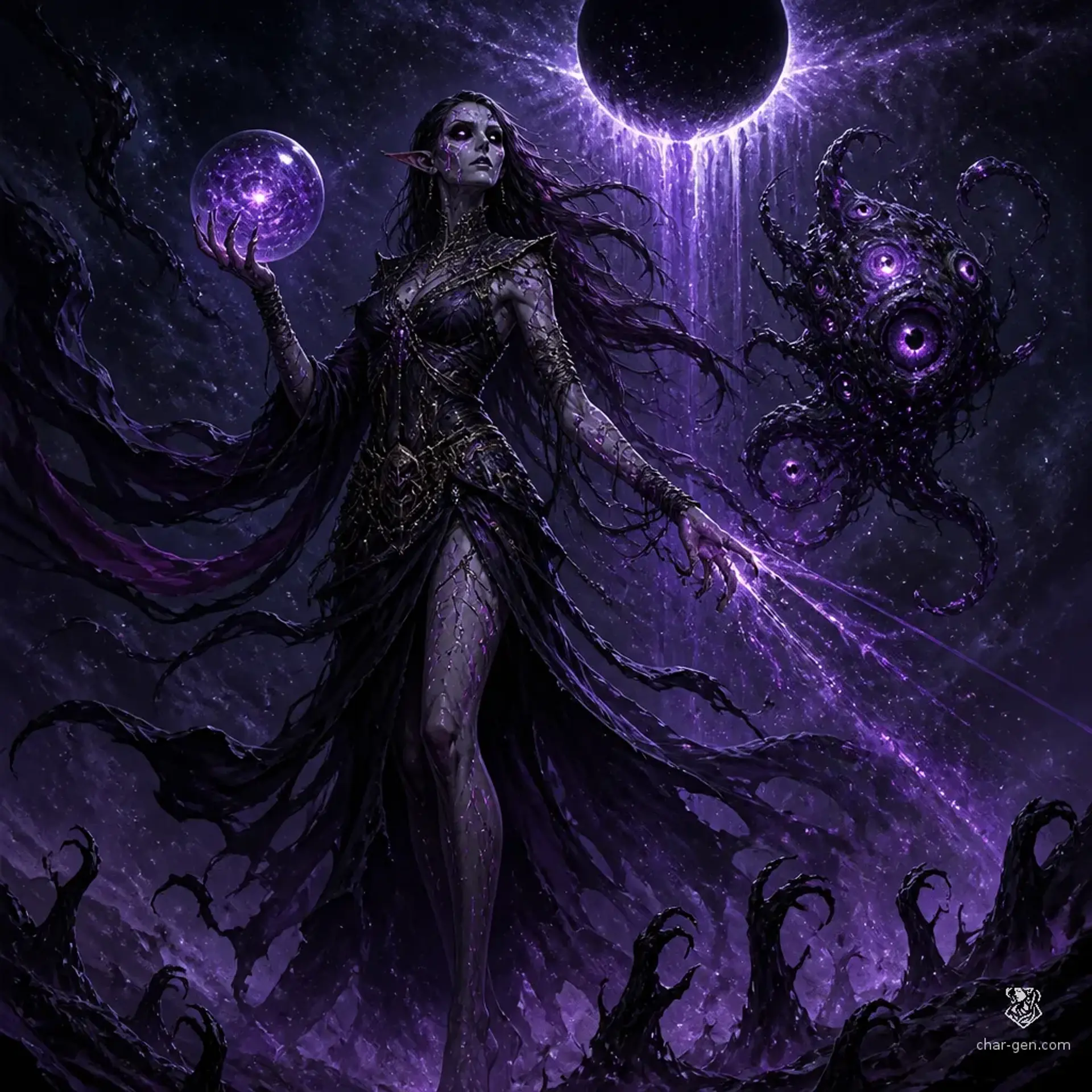 Serelith - AI-generated fantasy Character