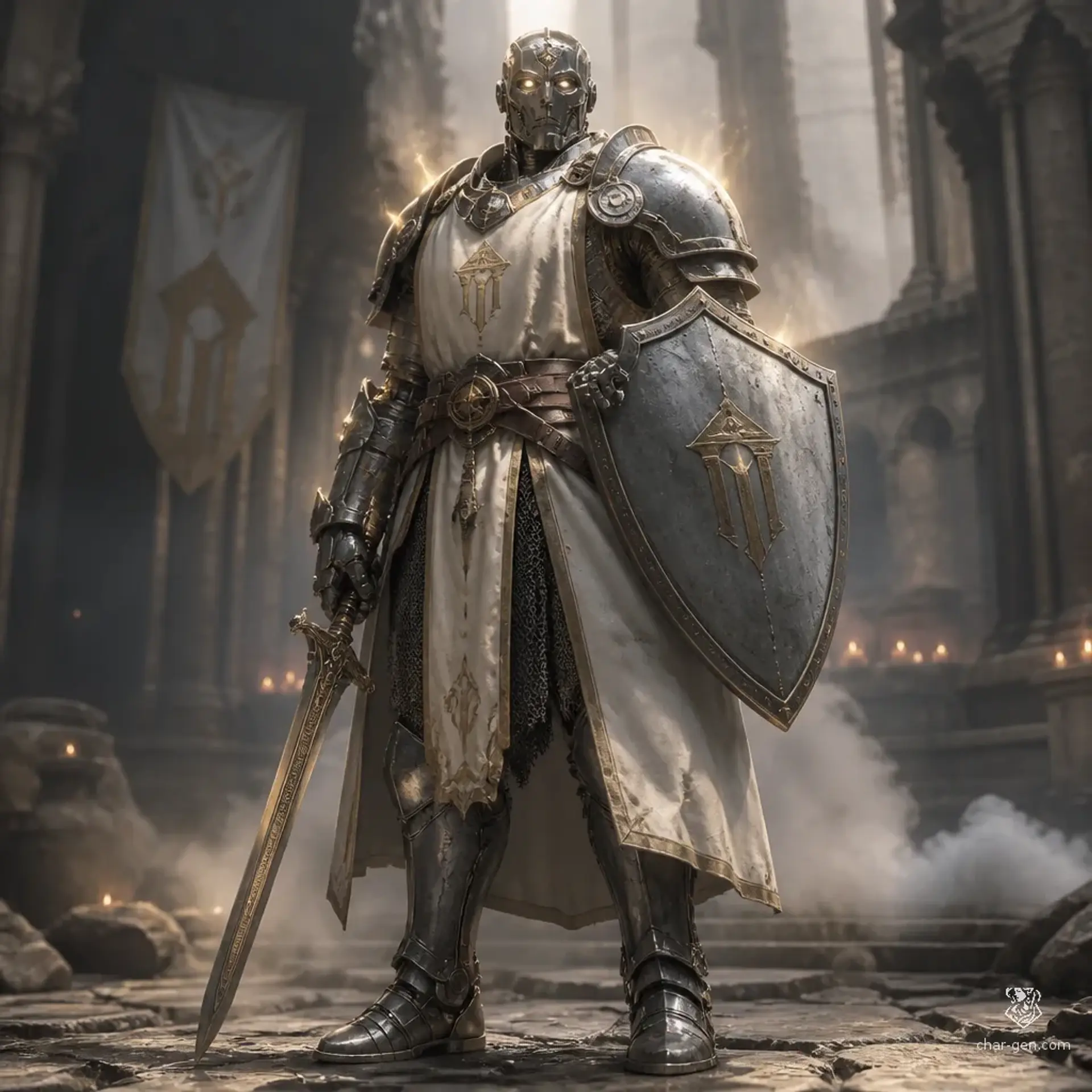 Aegis - AI-generated fantasy Character