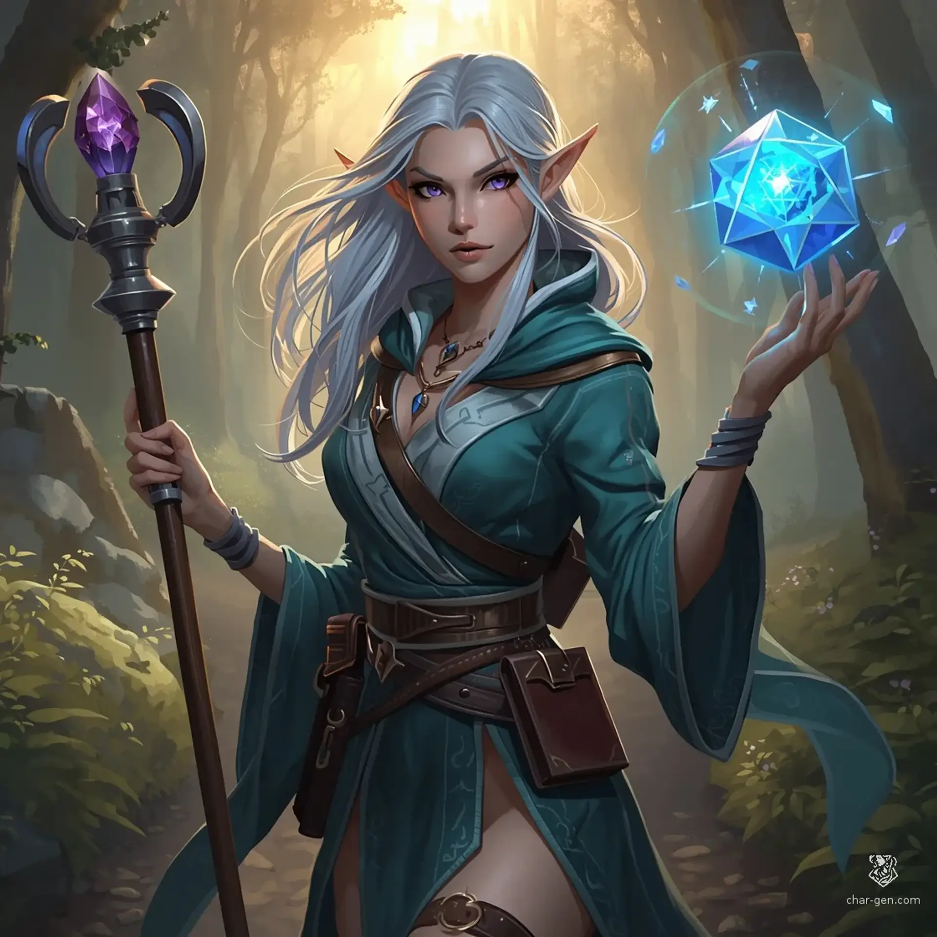 Lysandra Xiloscient - AI-generated fantasy Character