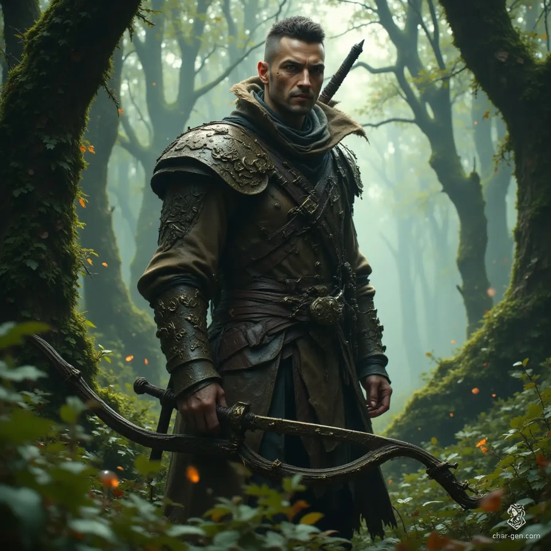 Caelis Thorne - AI-generated fantasy NPC